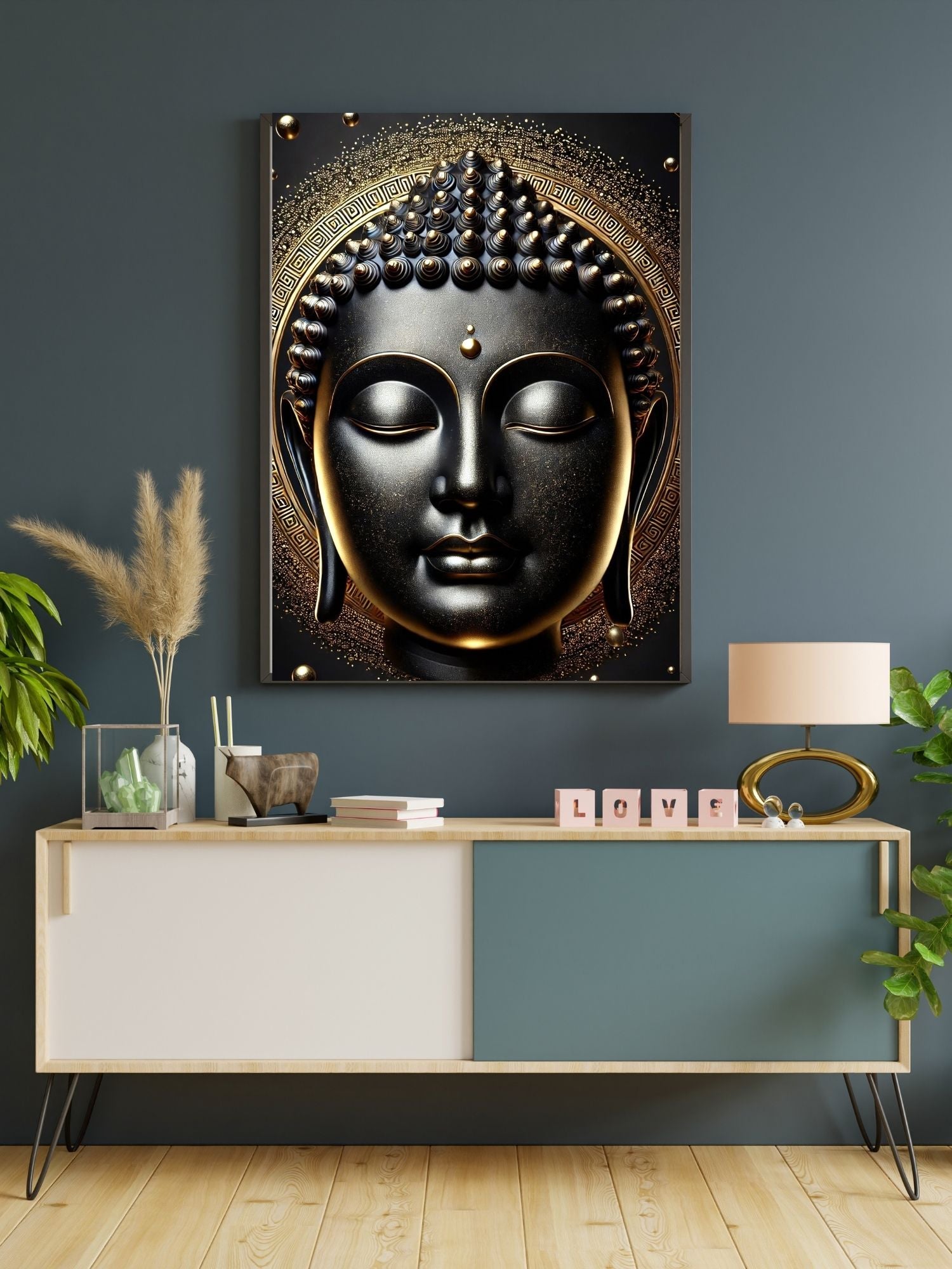 Lord Buddha Printable Wall Art, Zen Buddha Poster, Meditation Room Decor, Buddhist Wall Hanging, Spiritual Digital Download, Peaceful Home Decor|sp86