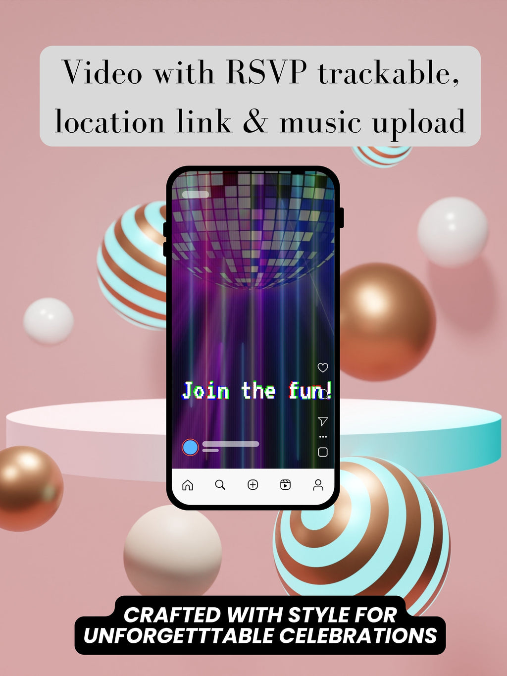 NEON Birthday Invitation Video | Editable Canva pro Template | Glow Party Invite | Digital Download|ki51
