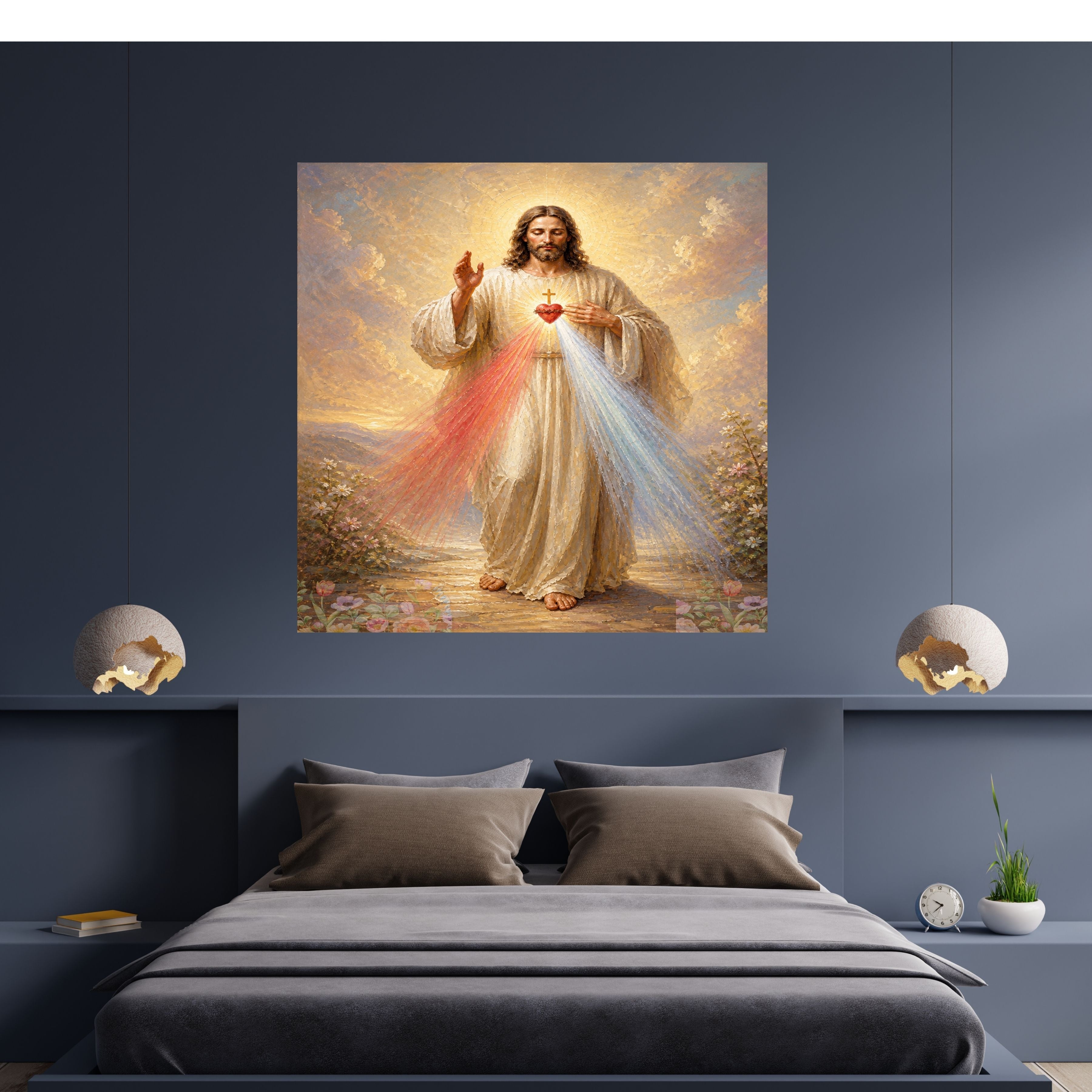 Jesus Wall Art Printable Set, Christian Nursery Decor, Bible Story Prints, Jesus with Children, Good Shepherd, Baptism, Faith Gift|sp44