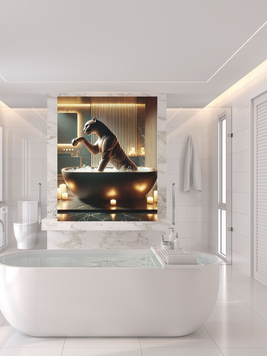 Bathroom Wall Art Printable Bundle | 11+ Sizes Included | Bathroom Wall Hanging Decor | Modern Bathroom Posters  | Instant Download|kwd46