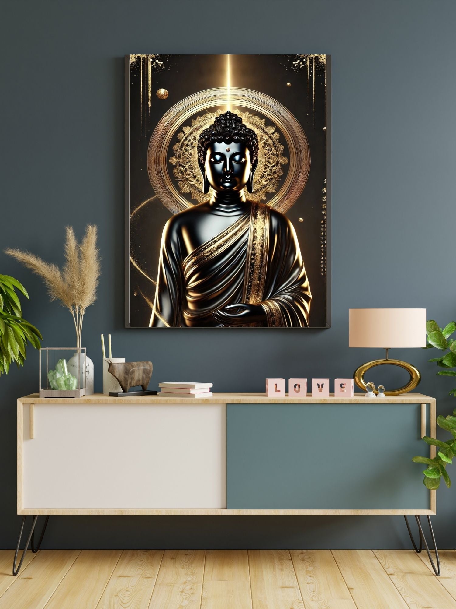 Lord Buddha Printable Wall Art, Zen Buddha Poster, Meditation Room Decor, Buddhist Wall Hanging, Spiritual Digital Download, Peaceful Home Decor|sp84