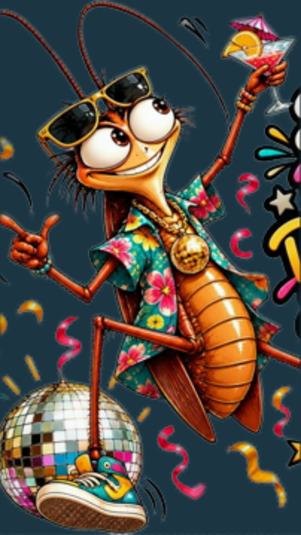 Cockroach Kids Birthday Video Invitation | Editable Canva Template | Bug Party Digital Invite