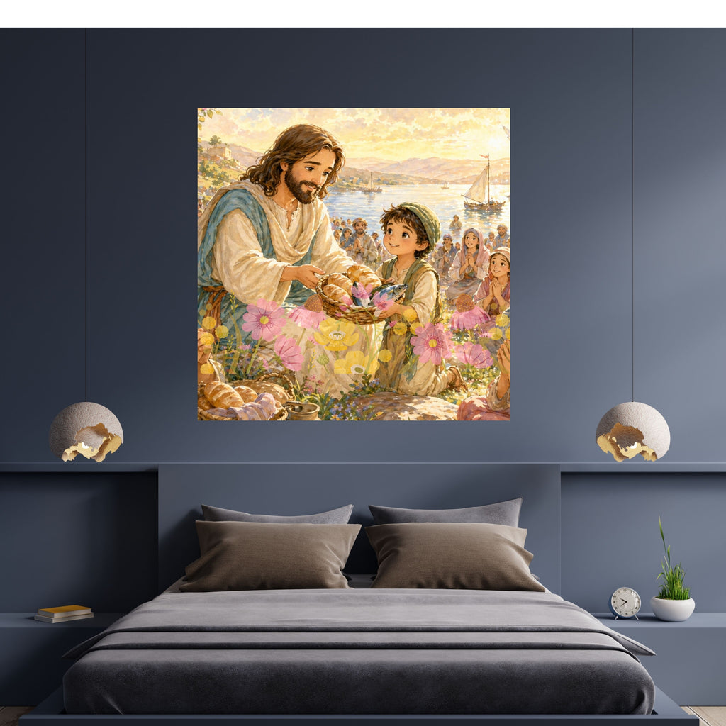 Jesus Wall Art Printable Set, Christian Nursery Decor, Bible Story Prints, Jesus with Children, Good Shepherd, Baptism, Faith Gift|sp11
