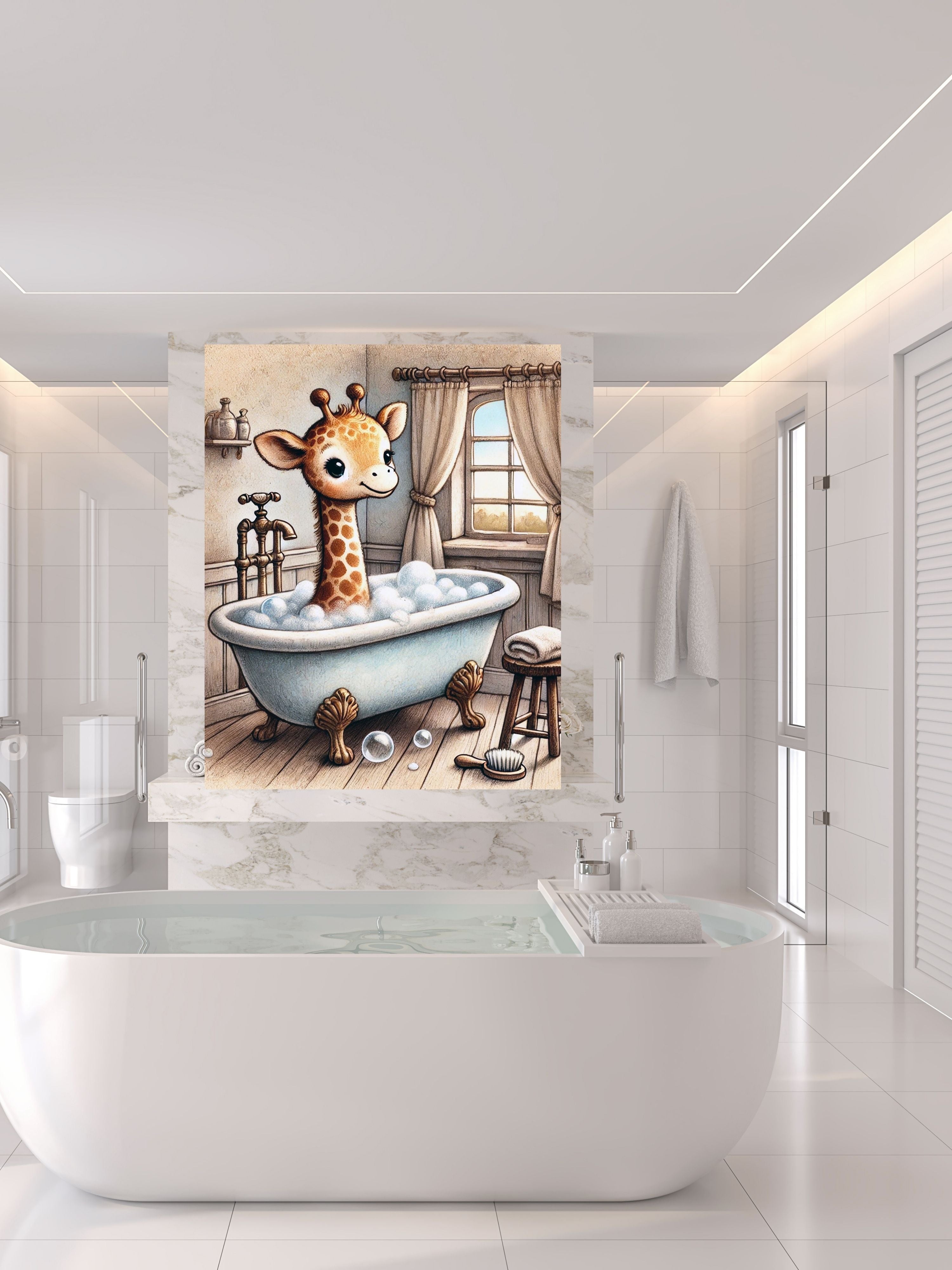 Bathroom Wall Art Printable Bundle | 11+ Sizes Included | Bathroom Wall Hanging Decor | Modern Bathroom Posters  | Instant Download|kwd53