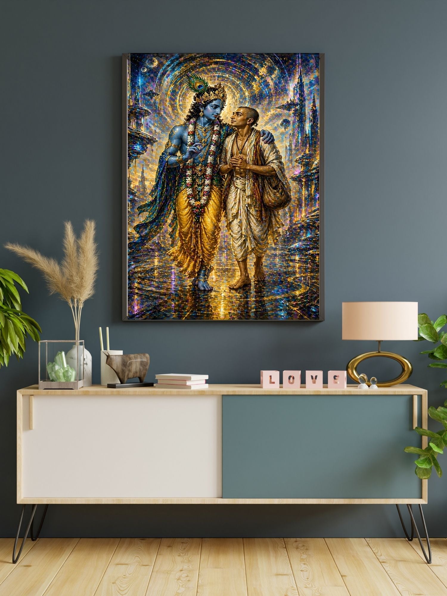 Commercial Use Lord Krishna Wall Art Bundle | Hindu Printable Decor | Commercial Use License Included | Spiritual Home Decor | Pooja Room Prints | Digital Download|sp70c