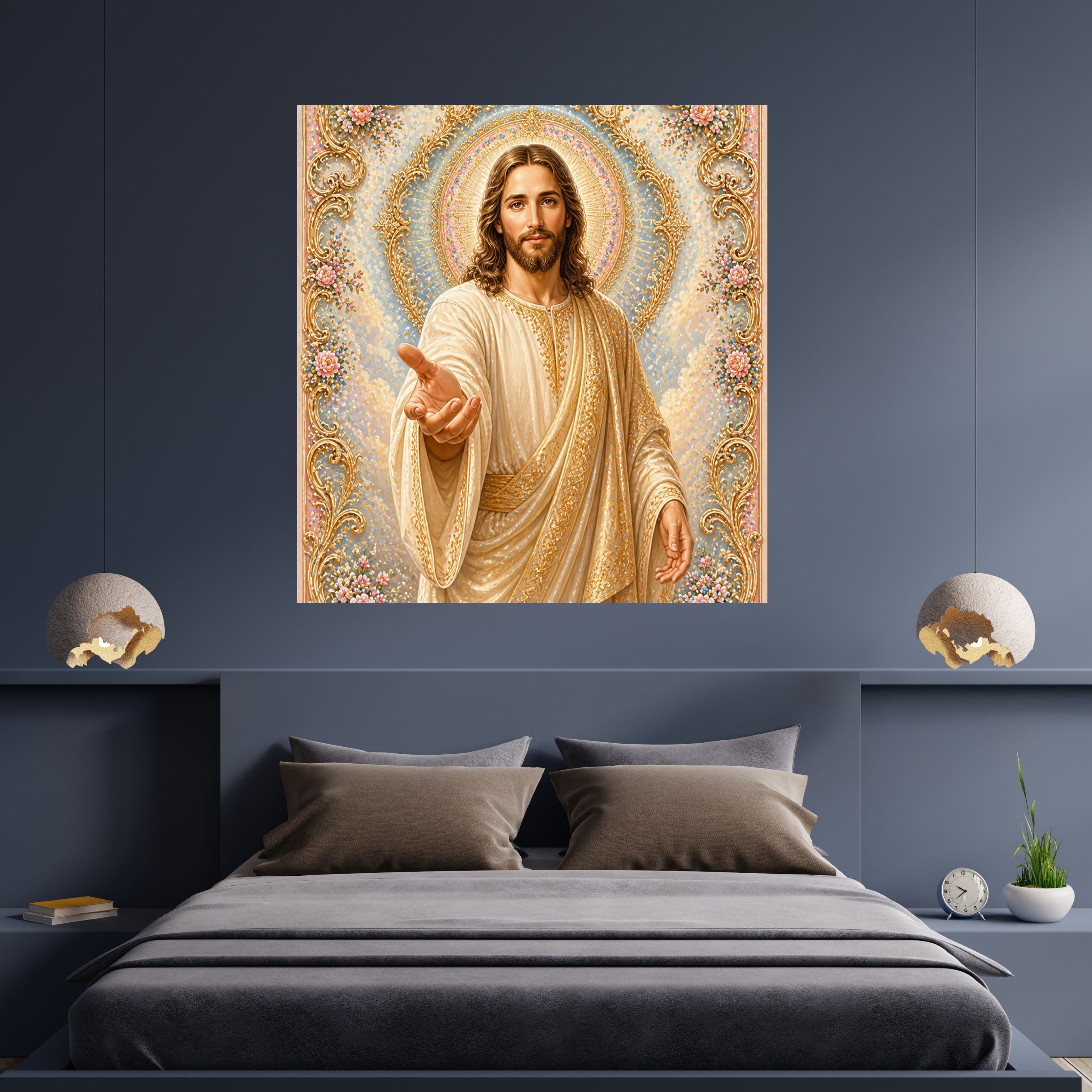 Jesus Wall Art Printable Set, Christian Nursery Decor, Bible Story Prints, Jesus with Children, Good Shepherd, Baptism, Faith Gift|sp36