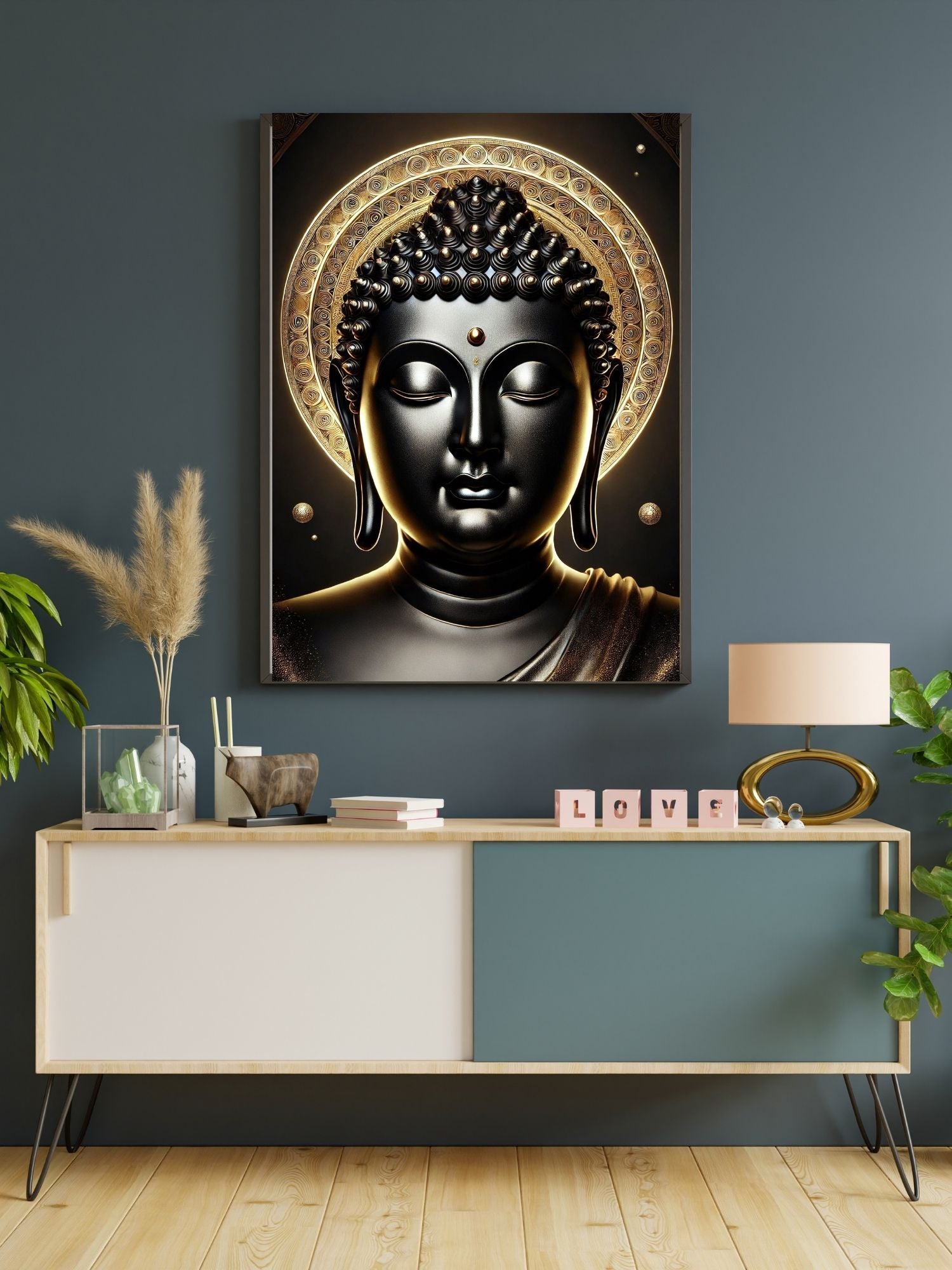 Lord Buddha Printable Wall Art, Zen Buddha Poster, Meditation Room Decor, Buddhist Wall Hanging, Spiritual Digital Download, Peaceful Home Decor|sp85