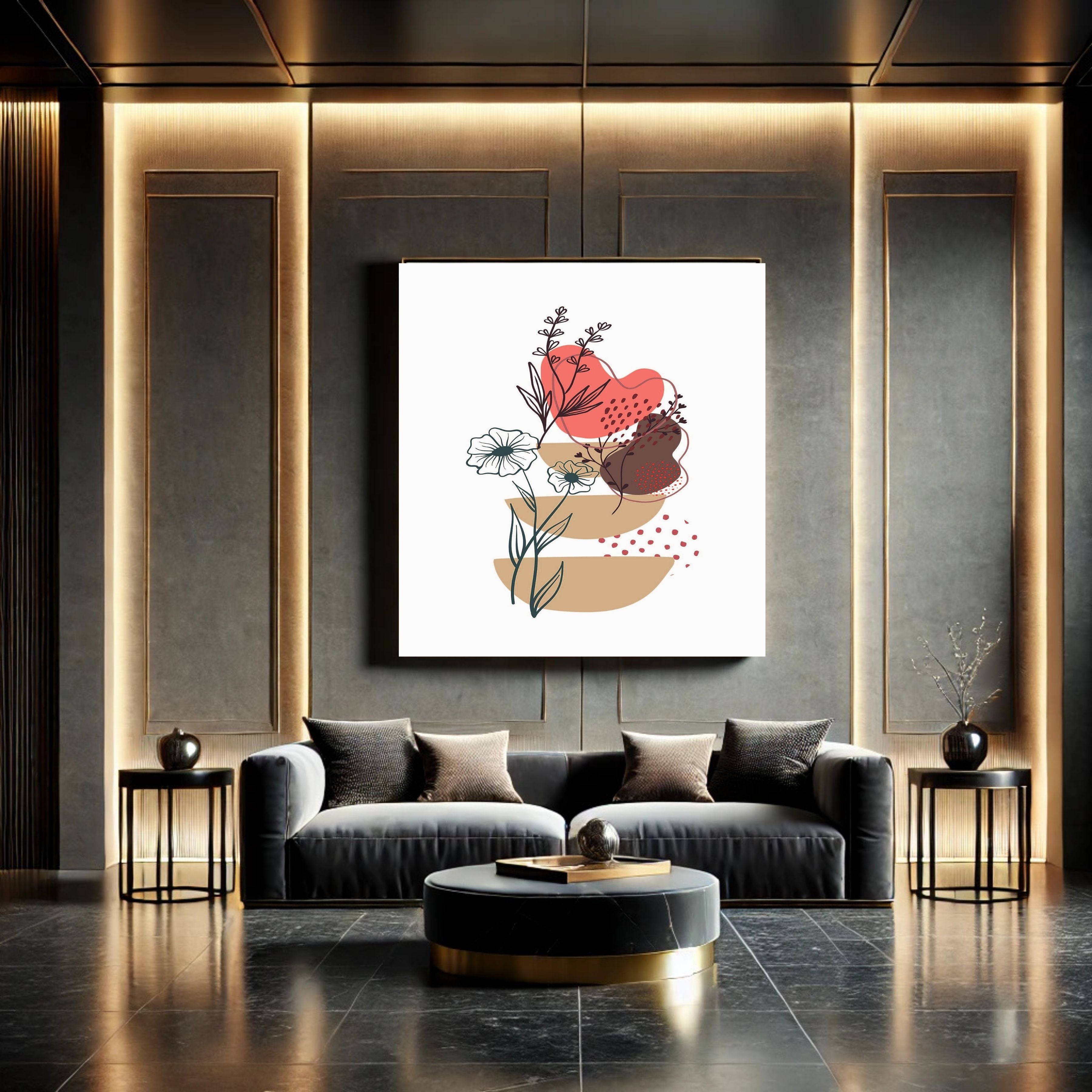 Commercial use Modern boho Wall Art Printable, Minimalist Wall Decor, Abstract modern Art Print, Neutral Aesthetic Wall Hanging, Living Room Bedroom Decor, Gallery Wall Art, Instant Download|m51c