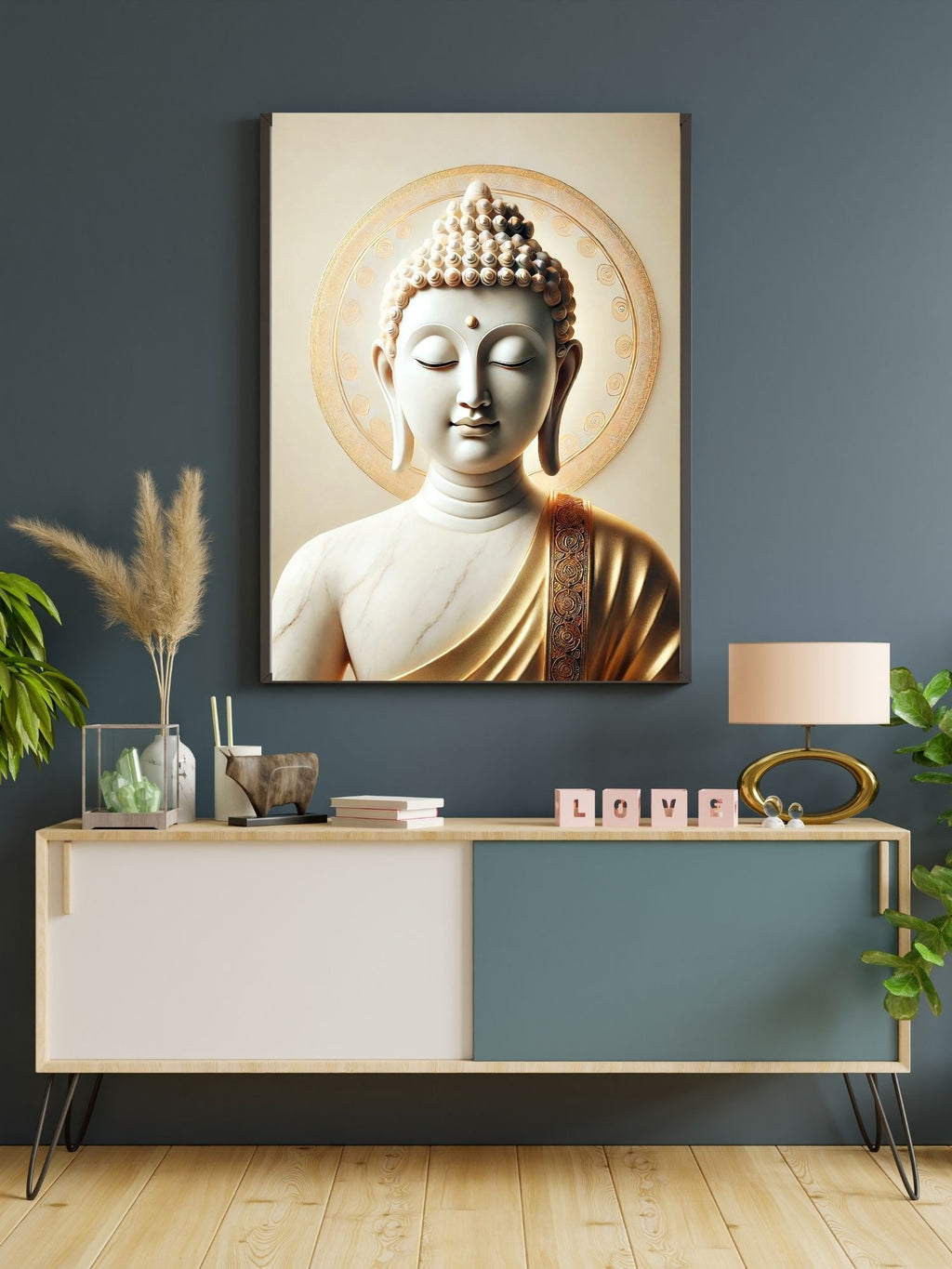 Commercial Use Lord Buddha Wall Art Printable | Zen Meditation Decor | Buddhist Wall Hanging | Spiritual Home Decor | Mindfulness Artwork | Instant Download|sp90c