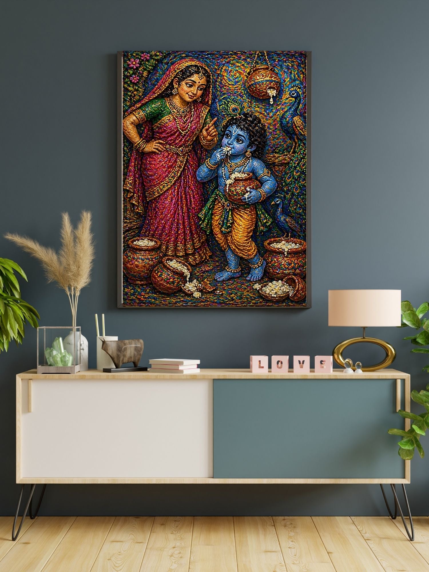 Commercial Use Lord Krishna Wall Art Bundle | Hindu Printable Decor | Commercial Use License Included | Spiritual Home Decor | Pooja Room Prints | Digital Download|sp52c