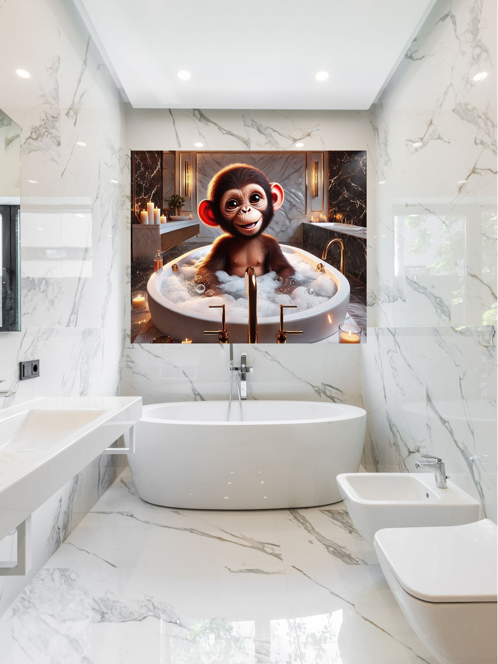 Bathroom Wall Art Printable Bundle | 11+ Sizes Included | Bathroom Wall Hanging Decor | Modern Bathroom Posters  | Instant Download|kwd45