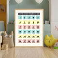 Number Wall Art for Kids 11+ sizes, Counting Poster Printable, Educational Nursery Decor, Preschool Learning Print, Math Wall Art, Digital Download|ke2-7