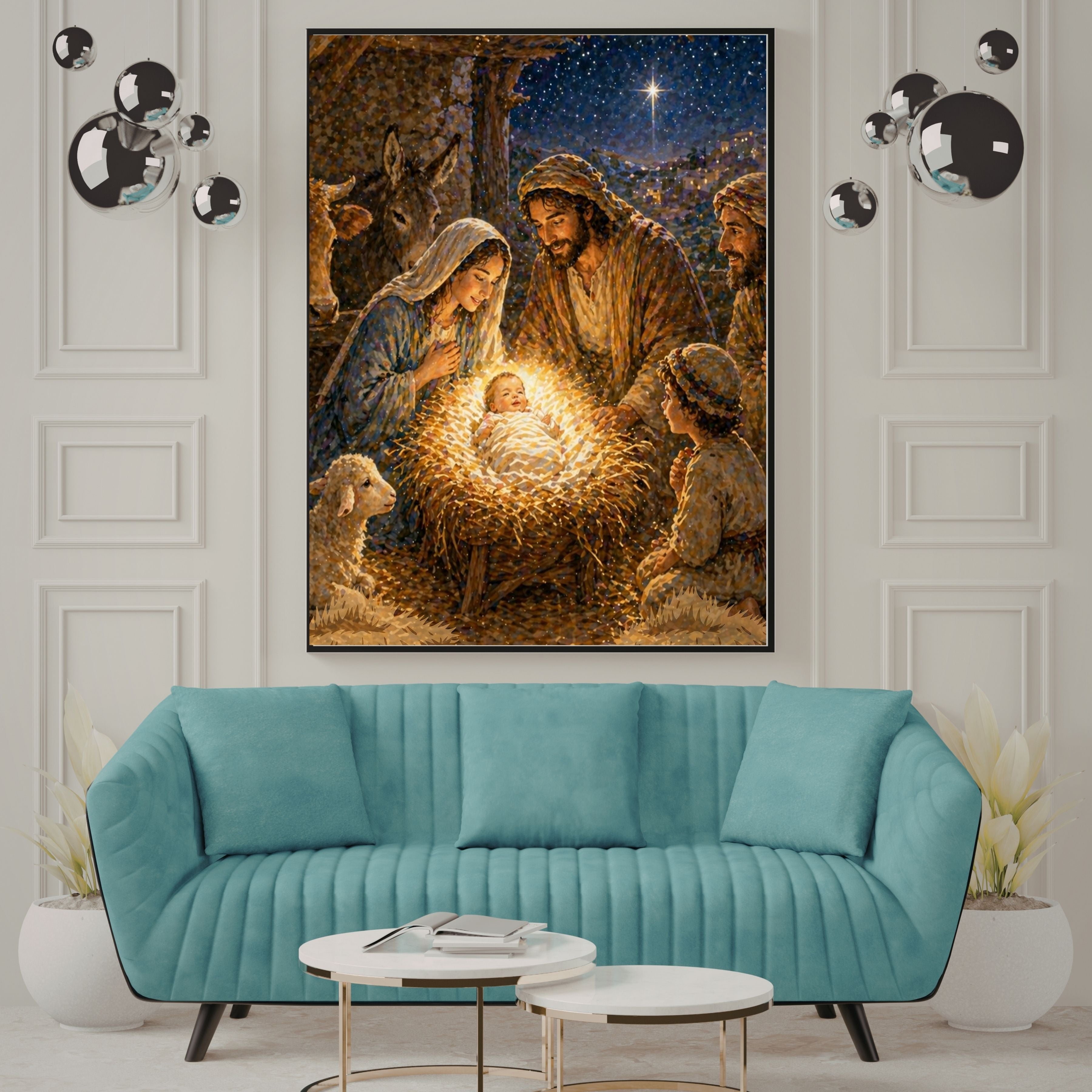 Jesus Wall Art Printable Set, Christian Nursery Decor, Bible Story Prints, Jesus with Children, Good Shepherd, Baptism, Faith Gift|sp13