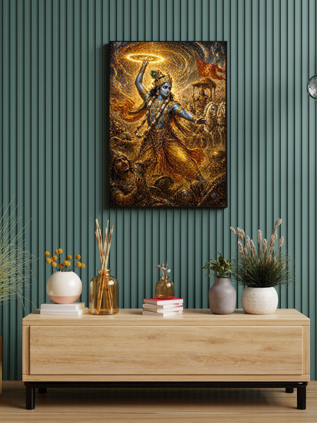 Commercial Use Lord Krishna Wall Art Bundle | Hindu Printable Decor | Commercial Use License Included | Spiritual Home Decor | Pooja Room Prints | Digital Download|sp75c
