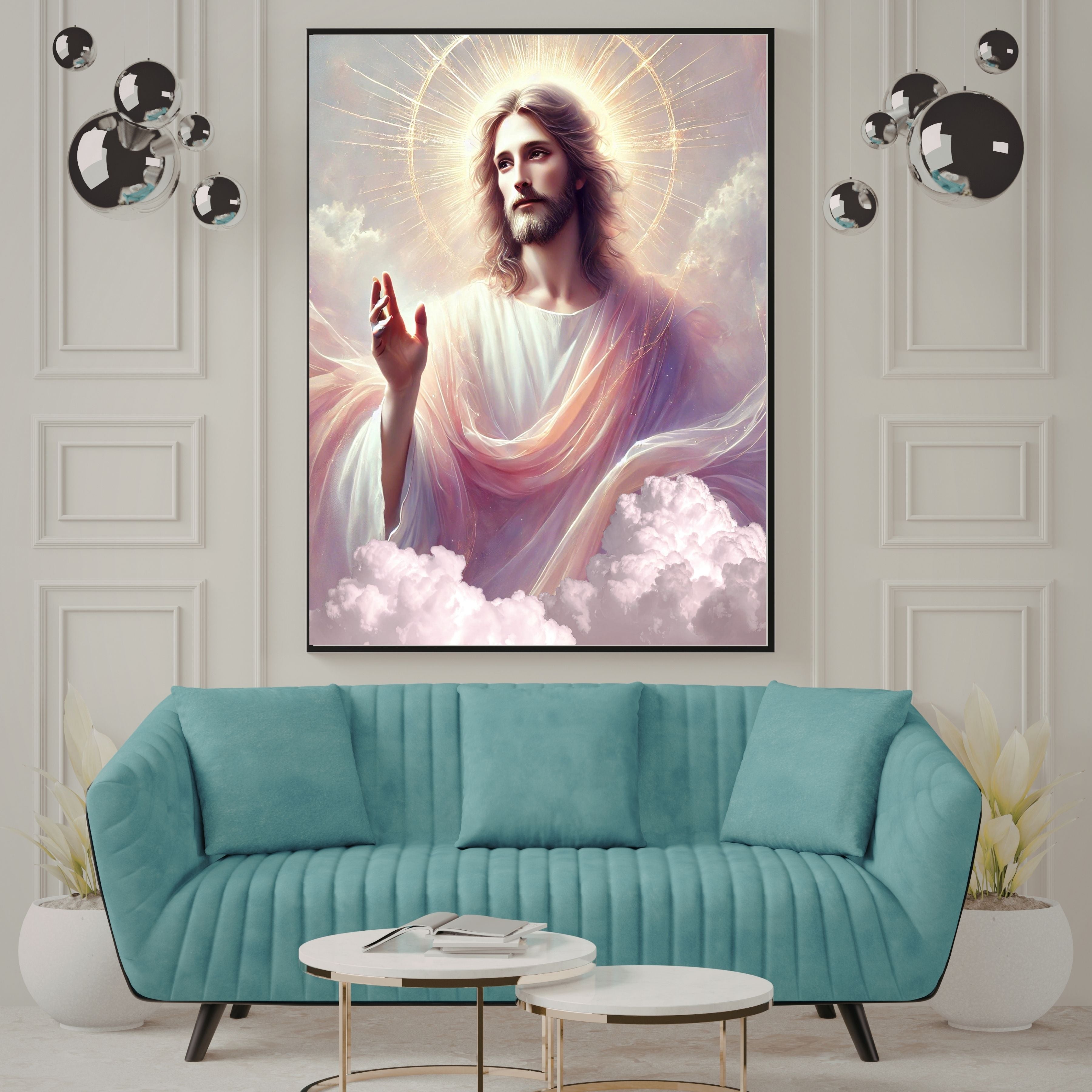 Jesus Wall Art Printable Set, Christian Nursery Decor, Bible Story Prints, Jesus with Children, Good Shepherd, Baptism, Faith Gift|sp23