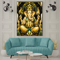 Lord Ganesha Wall Art Printable | Ganapathi Digital Download | Hindu God Decor | Spiritual Poster | Ganesh Chaturthi Gift | 11 Sizes Included|sp10