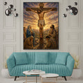 Crucifixion of Jesus Printable Commercial Use | INRI Cross Calvary Wall Art Resell License | POD Easter Good Friday Etsy Seller Sacred Bundle