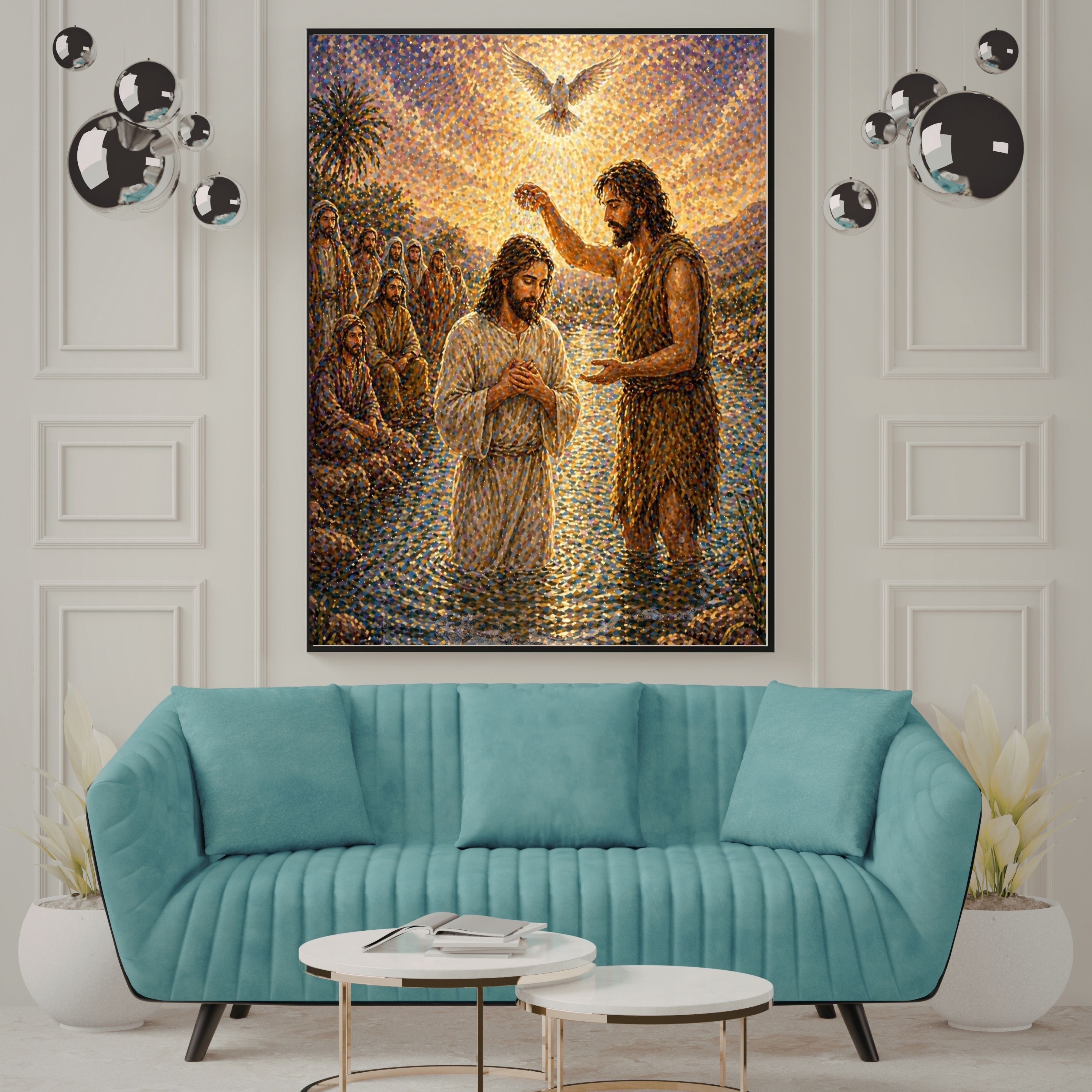 Jesus Wall Art Printable Set, Christian Nursery Decor, Bible Story Prints, Jesus with Children, Good Shepherd, Baptism, Faith Gift|sp16