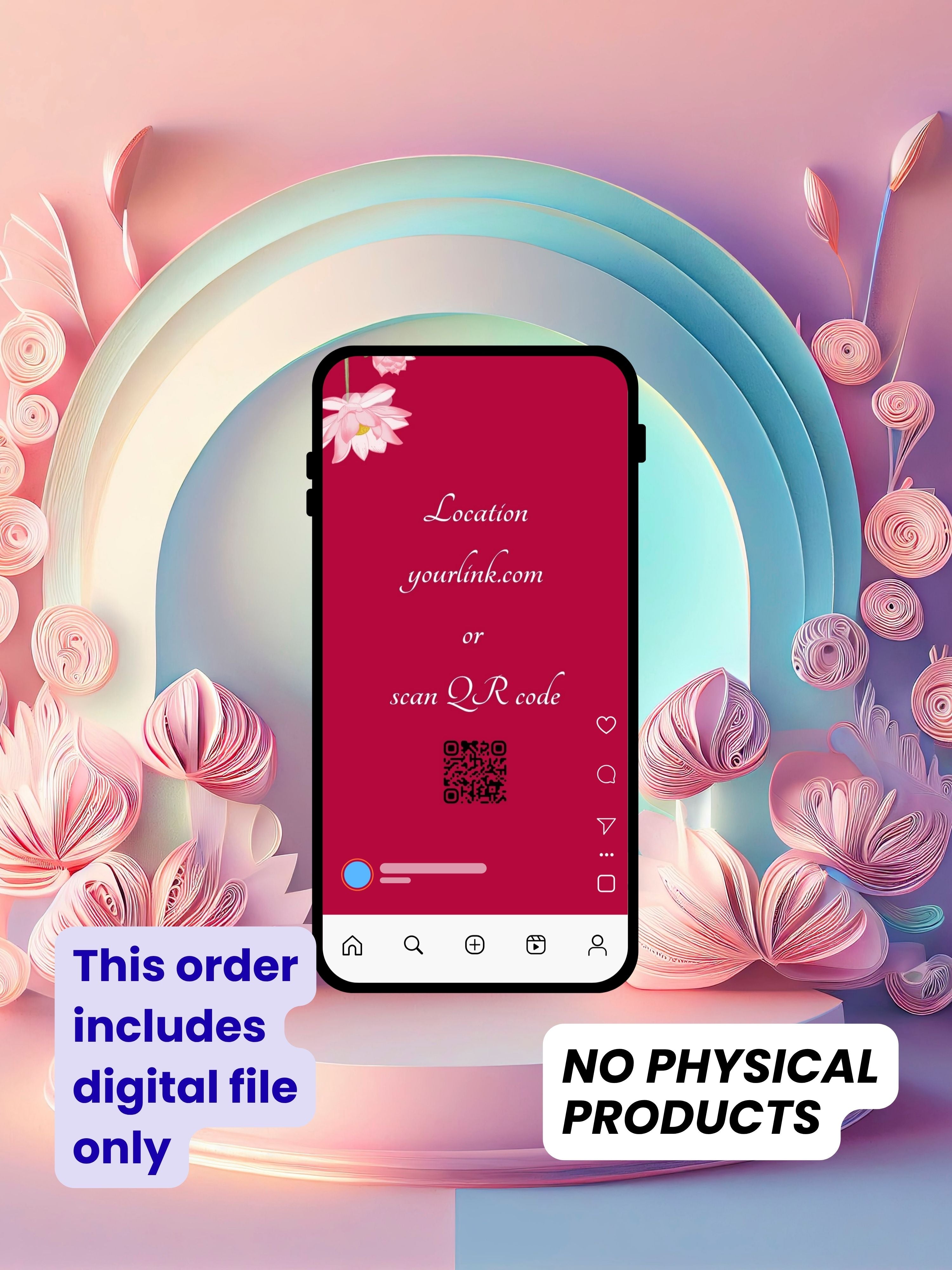WI0005-HINDU WEDDING Invitation Video Template | Editable Indian Wedding Invite | Canva pro Digital Wedding Invitation | Luxury Save the Date | Wedding Video