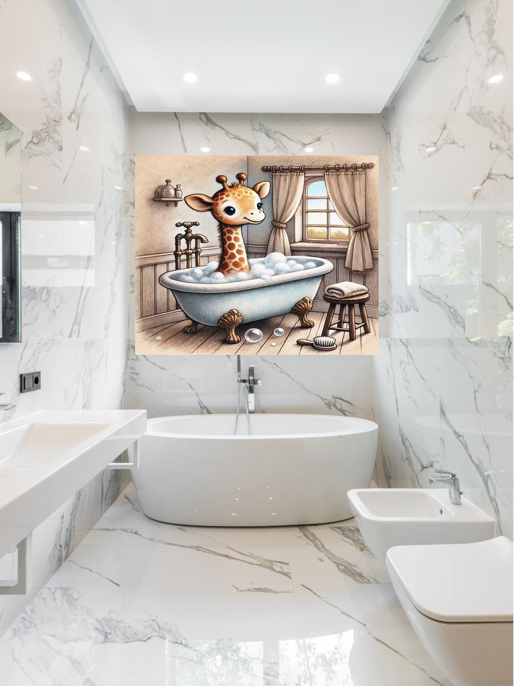 Bathroom Wall Art Printable Bundle | 11+ Sizes Included | Bathroom Wall Hanging Decor | Modern Bathroom Posters  | Instant Download|kwd53