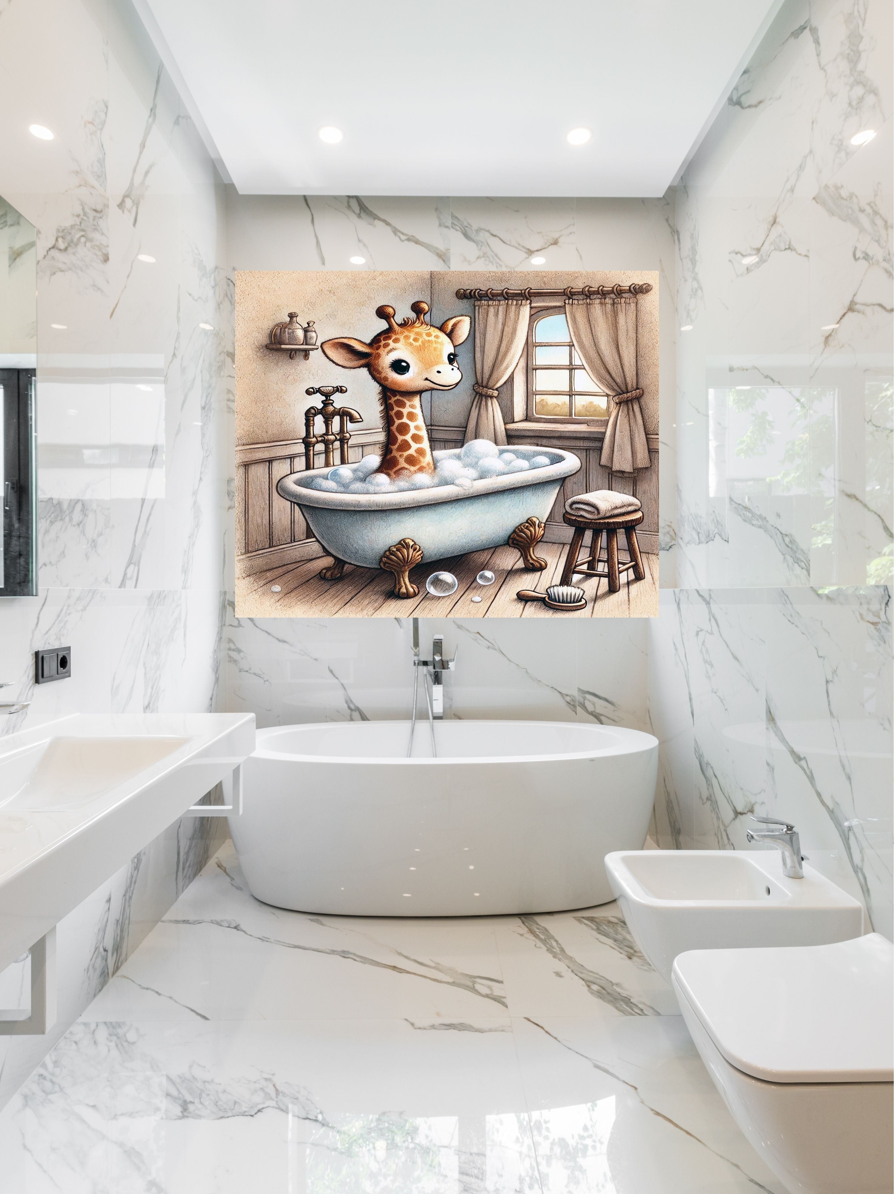 Bathroom Wall Art Printable Bundle | 11+ Sizes Included | Bathroom Wall Hanging Decor | Modern Bathroom Posters  | Instant Download|kwd53