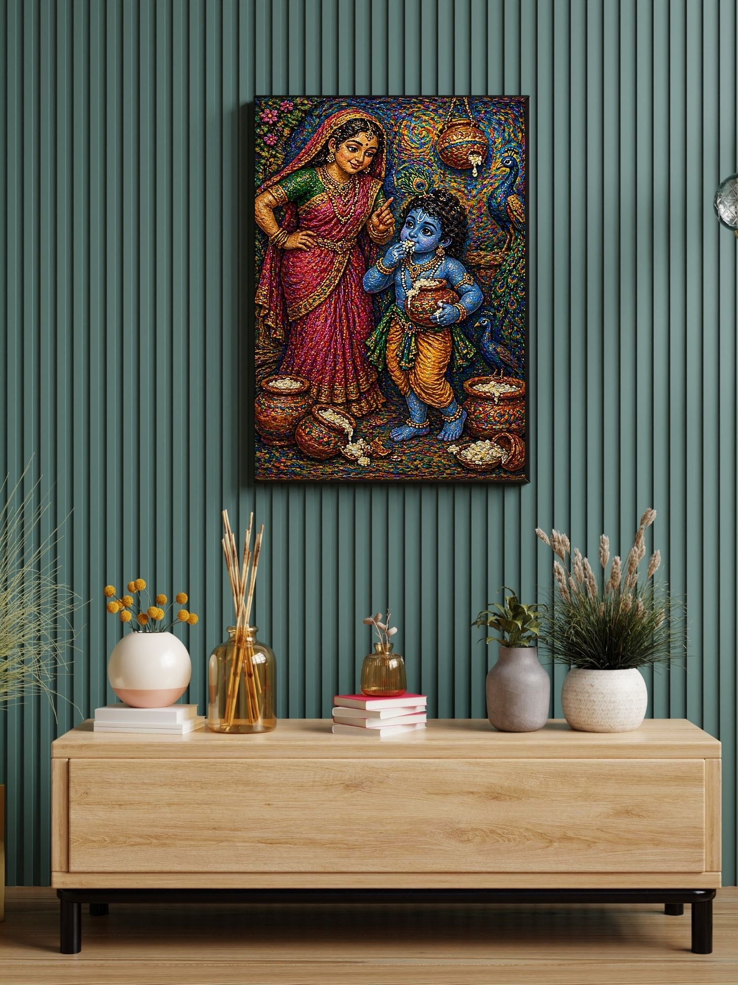 Commercial Use Lord Krishna Wall Art Bundle | Hindu Printable Decor | Commercial Use License Included | Spiritual Home Decor | Pooja Room Prints | Digital Download|sp52c