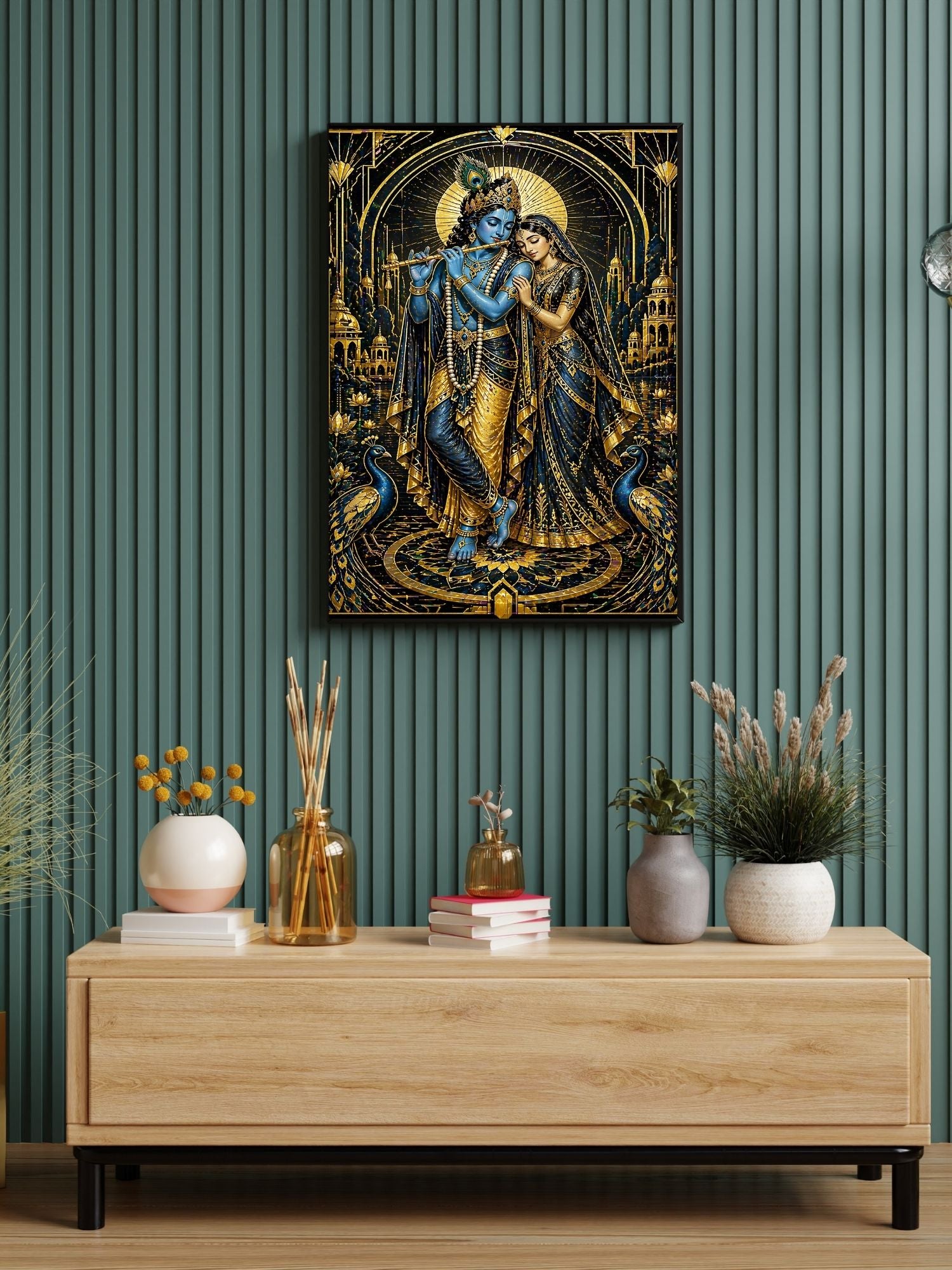 Lord Krishna Wall Art Printable, Krishna Digital Download, Hindu Wall Decor, Spiritual Home Decor, Pooja Room Art, Krishna Poster, Temple Artwork|sp62