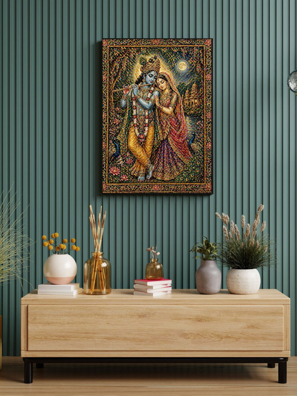 Commercial Use Lord Krishna Wall Art Bundle | Hindu Printable Decor | Commercial Use License Included | Spiritual Home Decor | Pooja Room Prints | Digital Download|sp76c