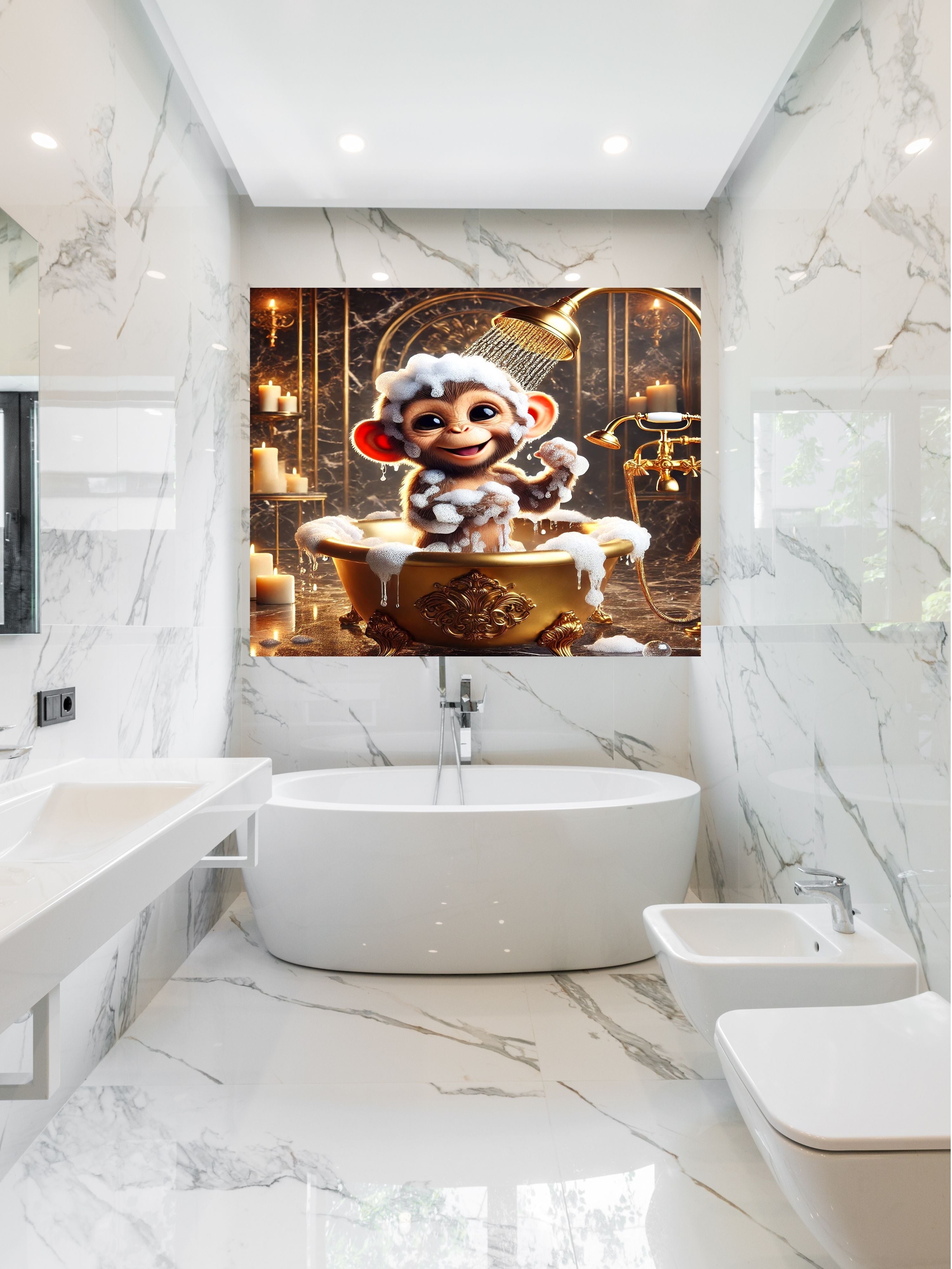 Commercial use Bathroom Wall Art Printable Bundle (Commercial Use) | 11+ Sizes Included | Bathroom Wall Hanging Decor | Modern Bathroom Posters | Commercial License Included | Instant Download|kwd48c