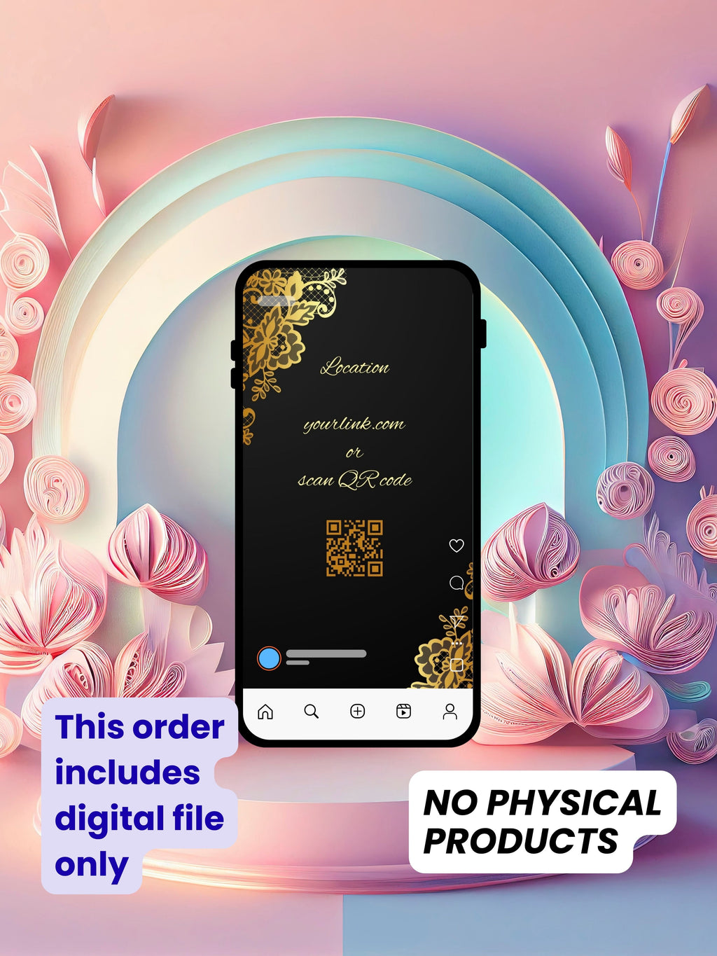 WI0003C-Commercial Use CHURCH WEDDING Invitation Video Template | Editable Christian Wedding Invite |Digital Wedding Invitation |Wedding Video|wv3c