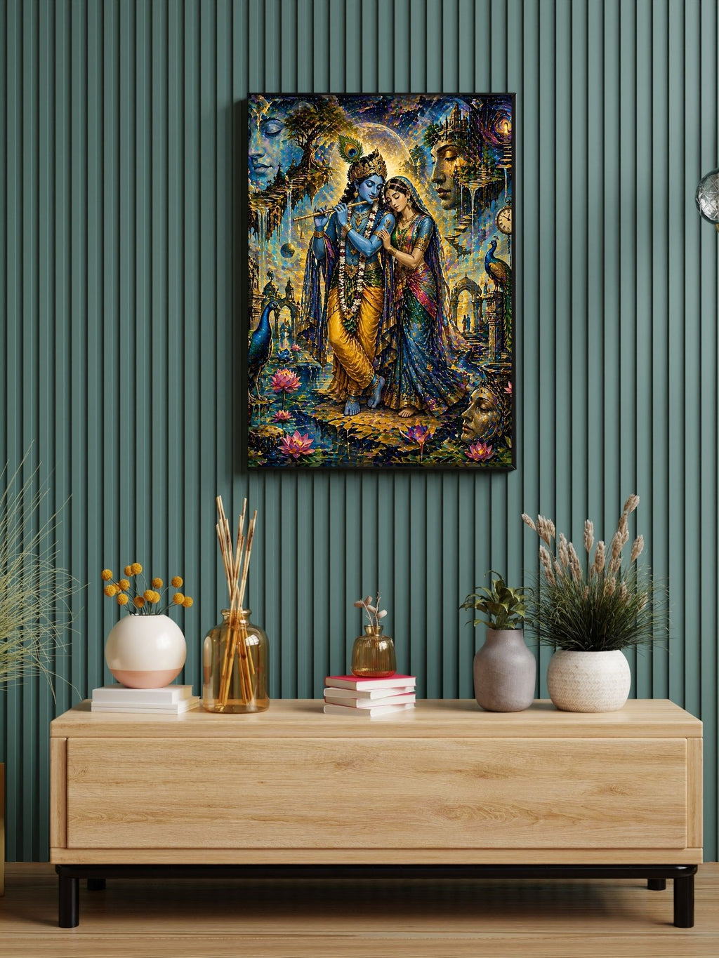 Commercial Use Lord Krishna Wall Art Bundle | Hindu Printable Decor | Commercial Use License Included | Spiritual Home Decor | Pooja Room Prints | Digital Download|sp66c
