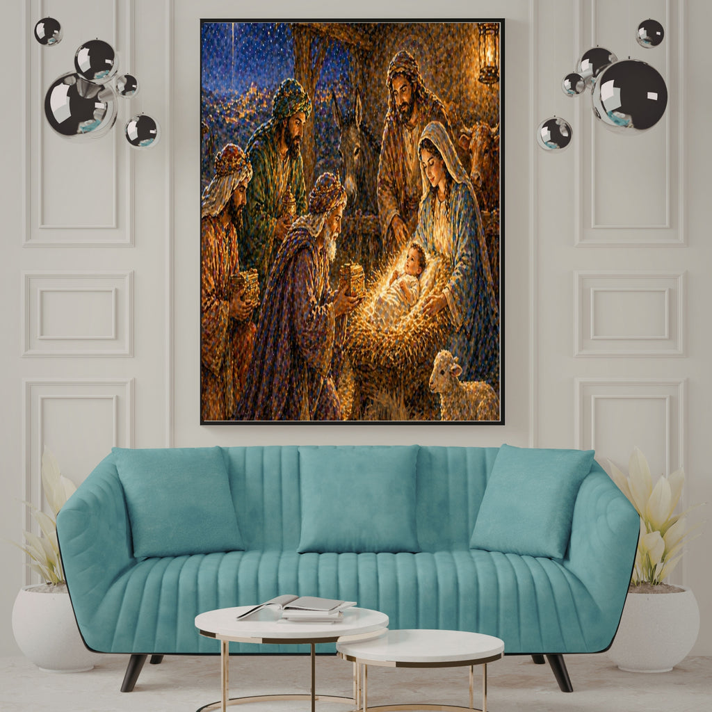 Commercial Use Jesus Wall Art Printable Set, Christian Nursery Decor Bundle, Bible Story Illustrations, Resell License Included|sp15c