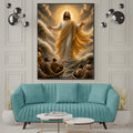 Jesus Lord Over the Storm Commercial Use Printable | Two Boats Both Arms Open Sheer Gold Mantle Sovereign Sea Miracle Wall Art Resell License | POD Etsy Faith Bundle