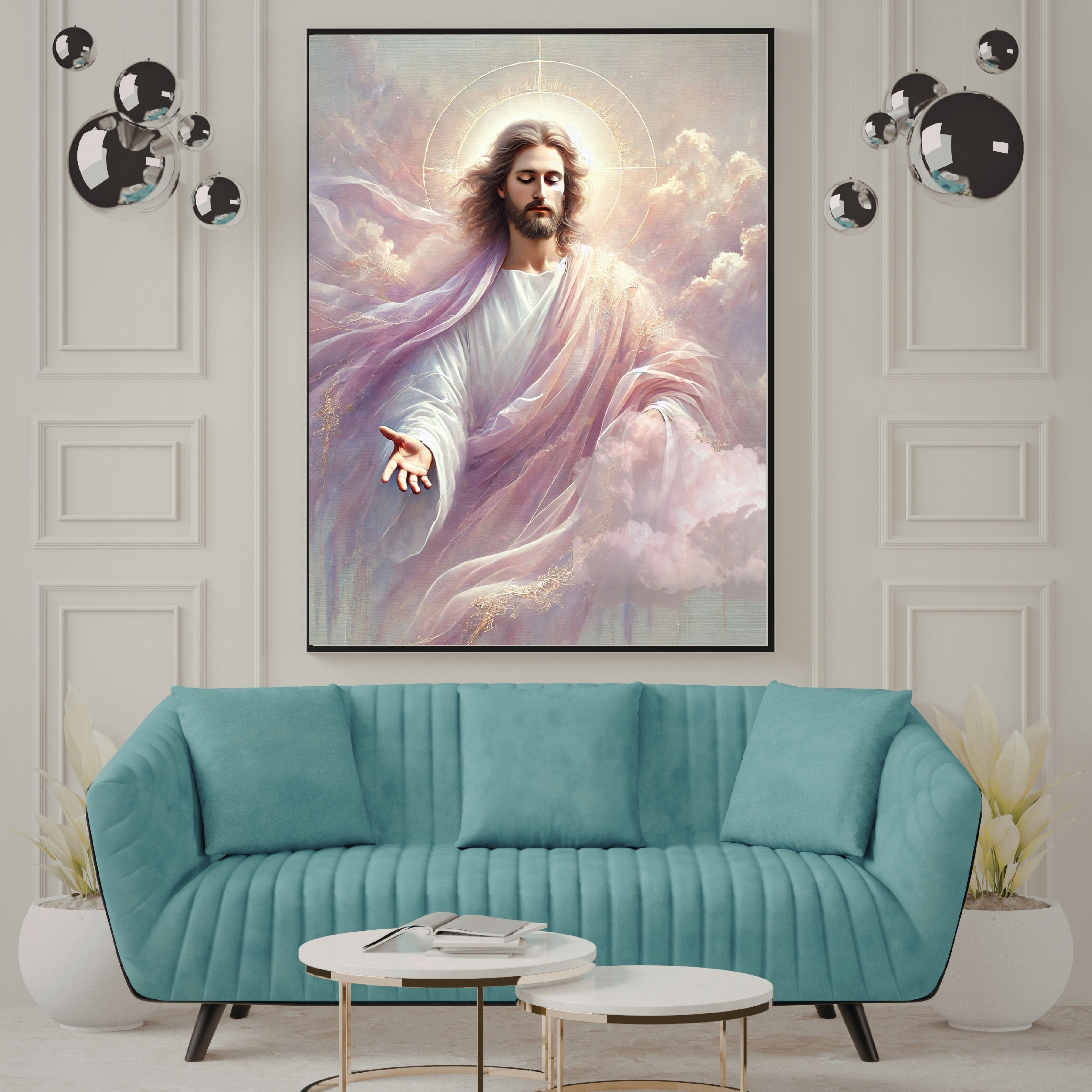 Jesus Wall Art Printable Set, Christian Nursery Decor, Bible Story Prints, Jesus with Children, Good Shepherd, Baptism, Faith Gift|sp24