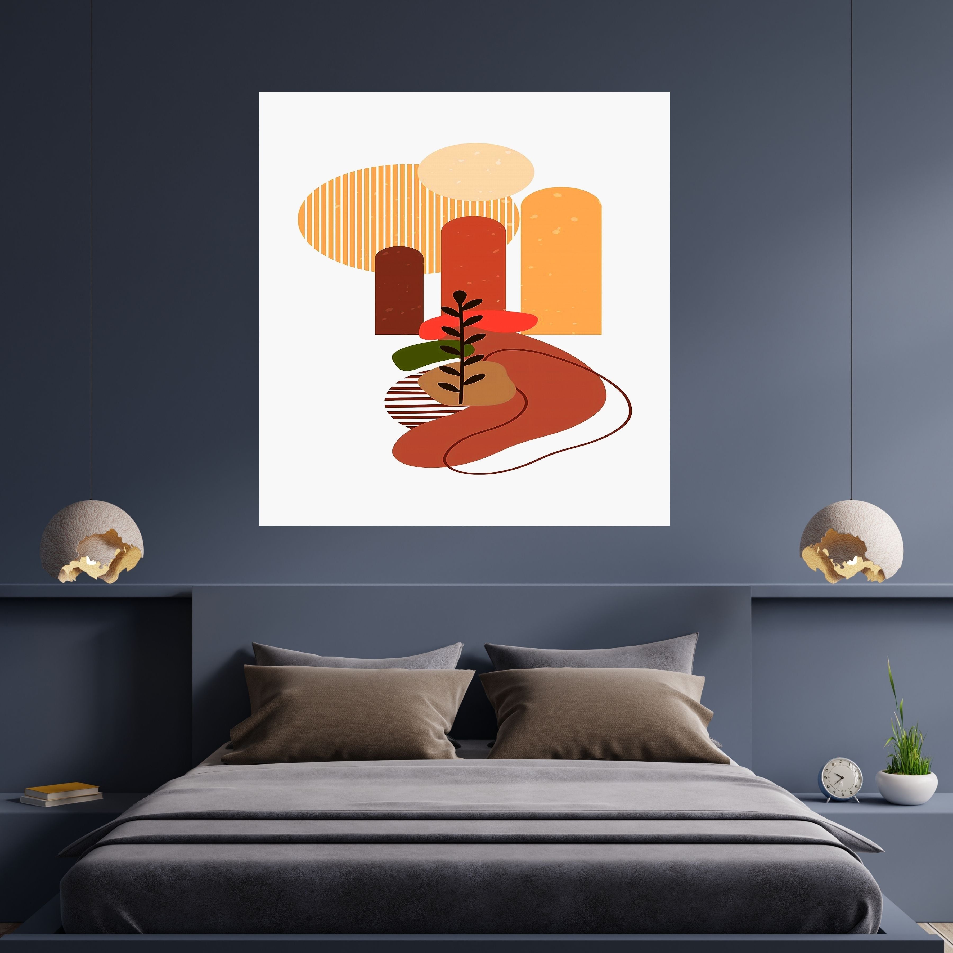 Commercial use Modern Wall Art Printable, Minimalist Wall Decor, Abstract modern Art Print, Neutral Aesthetic Wall Hanging, Living Room Bedroom Decor, Gallery Wall Art, Instant Download|m53c