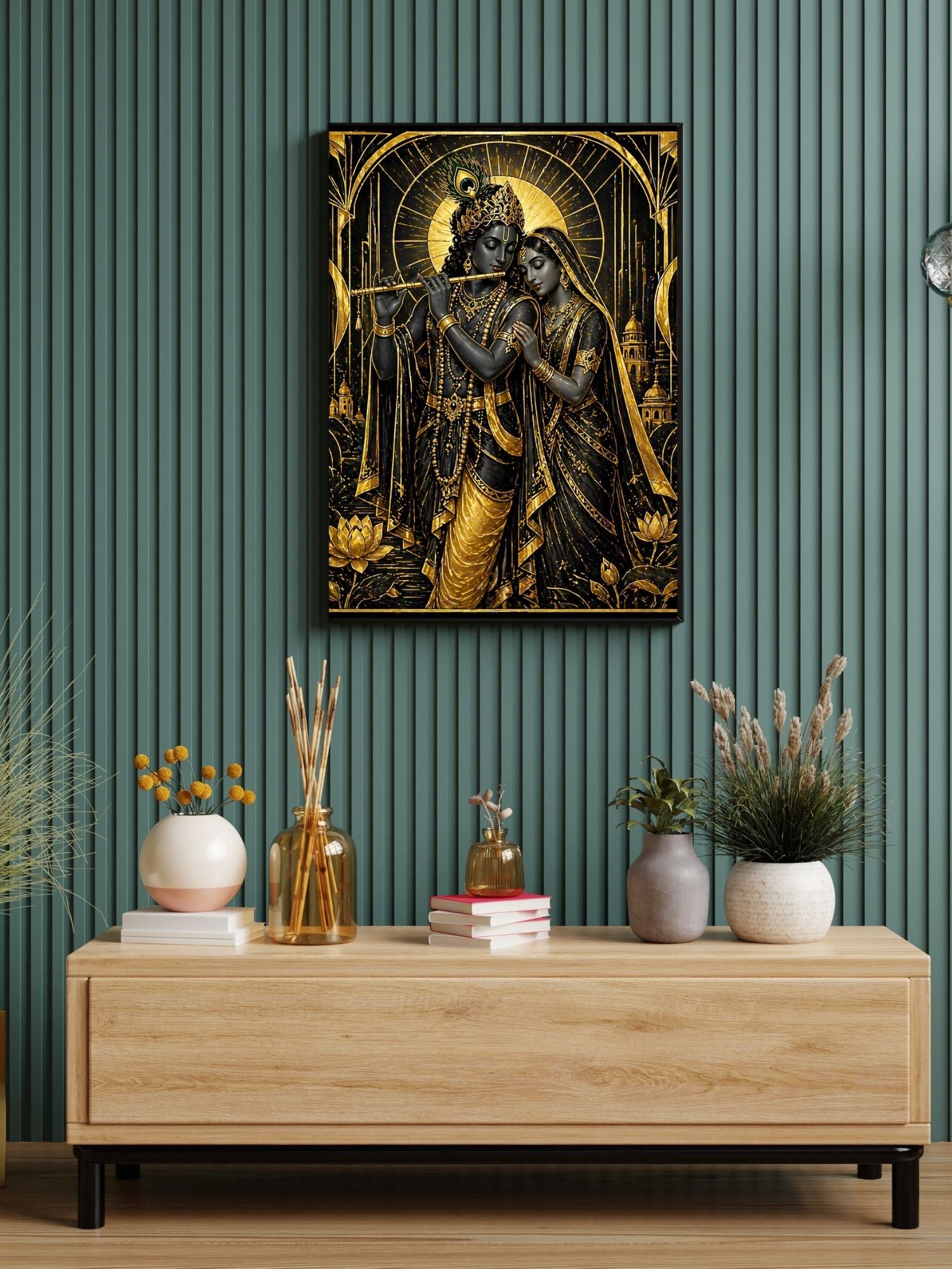 Lord Krishna Wall Art Printable, Krishna Digital Download, Hindu Wall Decor, Spiritual Home Decor, Pooja Room Art, Krishna Poster, Temple Artwork|sp60