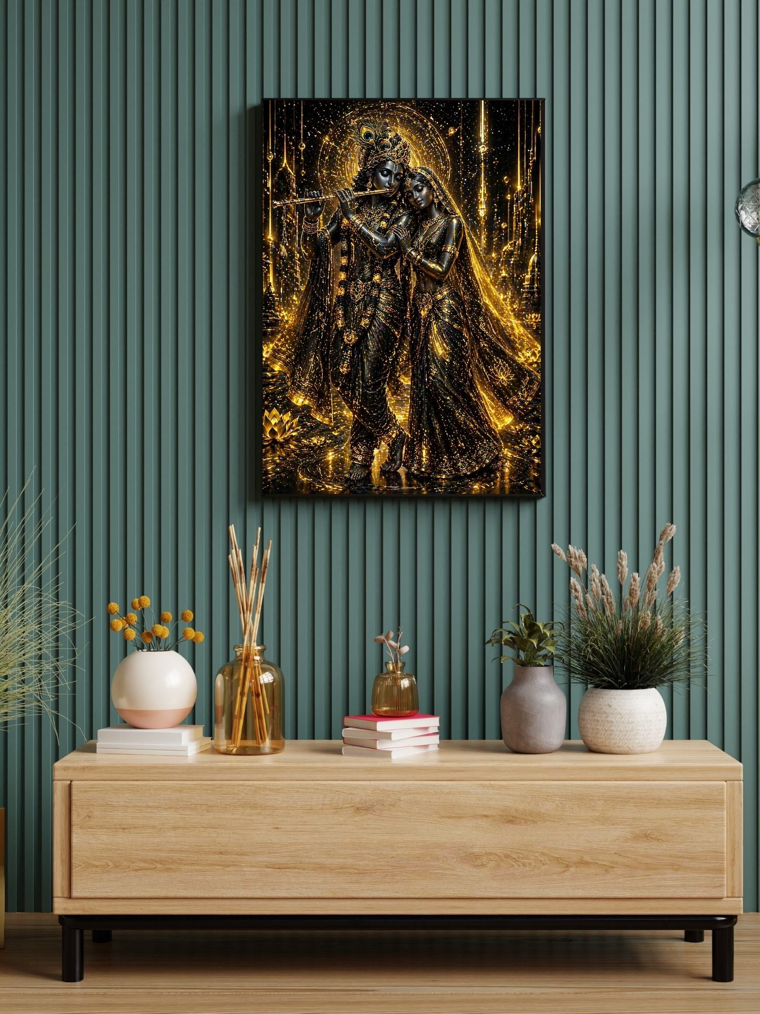 Lord Krishna Wall Art Printable, Krishna Digital Download, Hindu Wall Decor, Spiritual Home Decor, Pooja Room Art, Krishna Poster, Temple Artwork|sp56