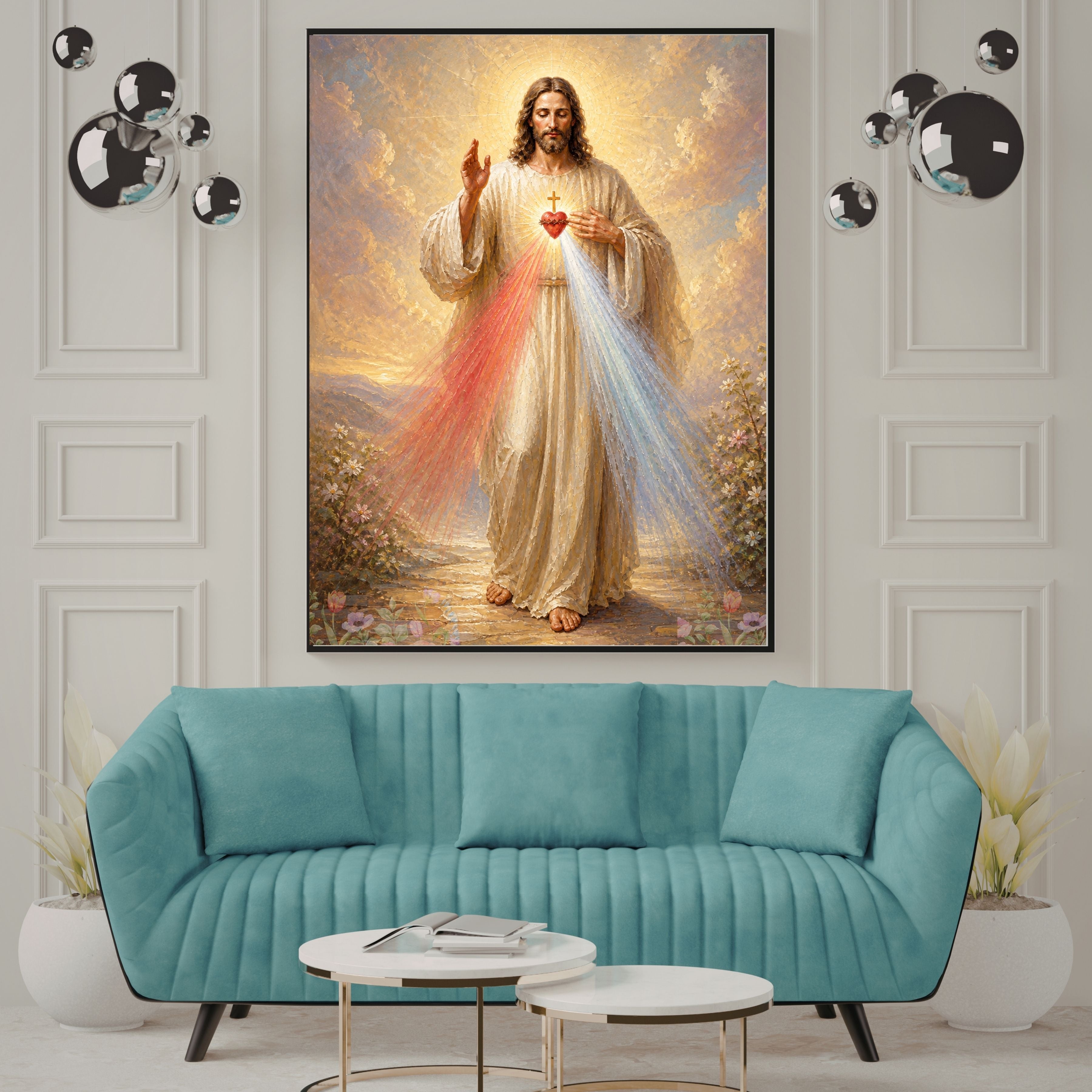 Commercial Use Jesus Wall Art Printable Set, Christian Nursery Decor Bundle, Bible Story Illustrations, Resell License Included|sp44c