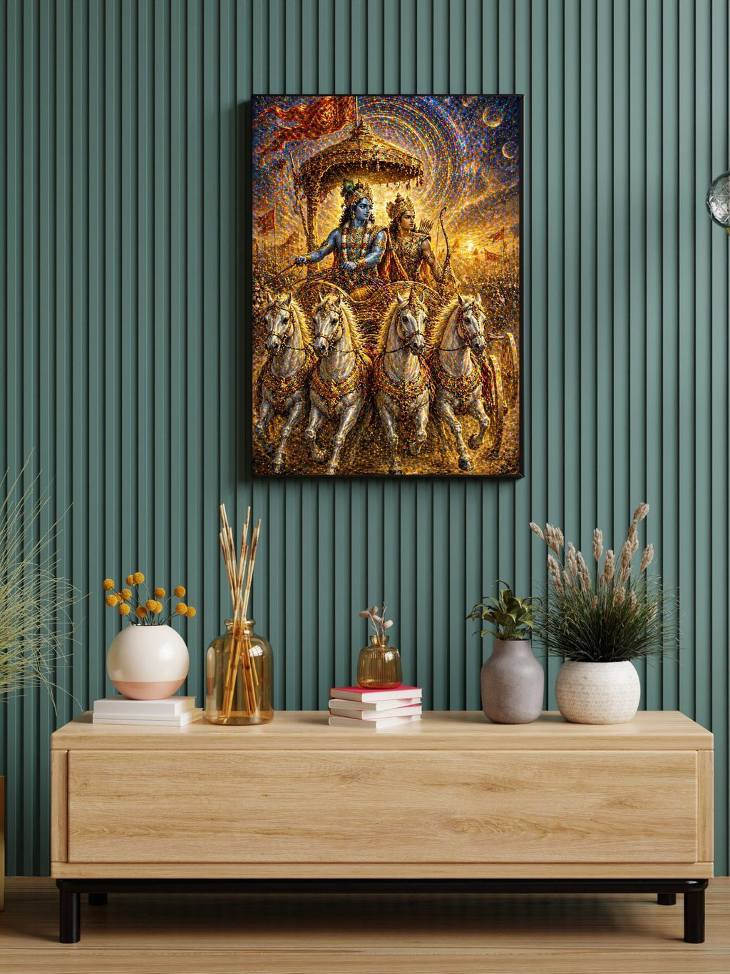 Lord Krishna Wall Art Printable, Krishna Digital Download, Hindu Wall Decor, Spiritual Home Decor, Pooja Room Art, Krishna Poster, Temple Artwork|sp74