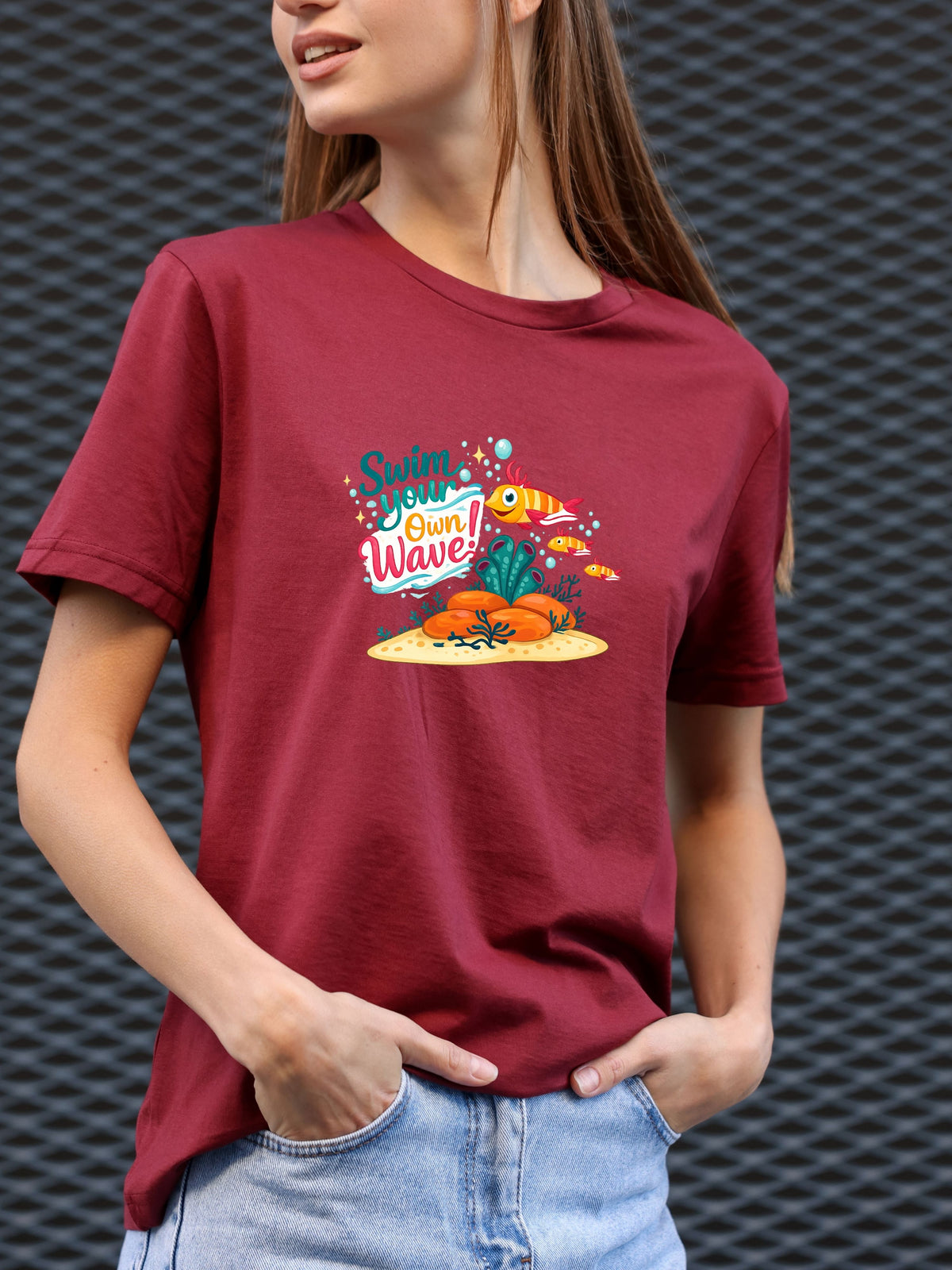 Under The Sea PNG, Ocean T-Shirt Design, Sea Life Graphic, Beach Lover Gift, Marine Life PNG, Coastal Aesthetic, Print On Demand Design, Digital Download|gr30-7