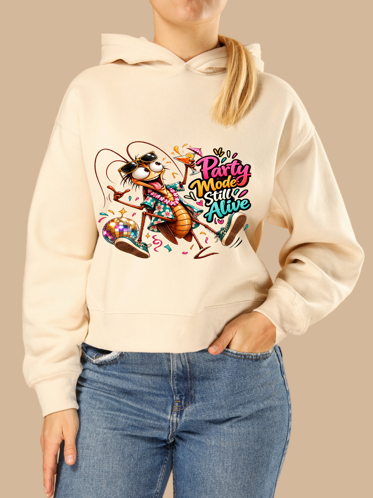 Party Mode Still Alive Cockroach PNG | Dancing Party Roach Shirt Art, 6 Sizes, Personal Use