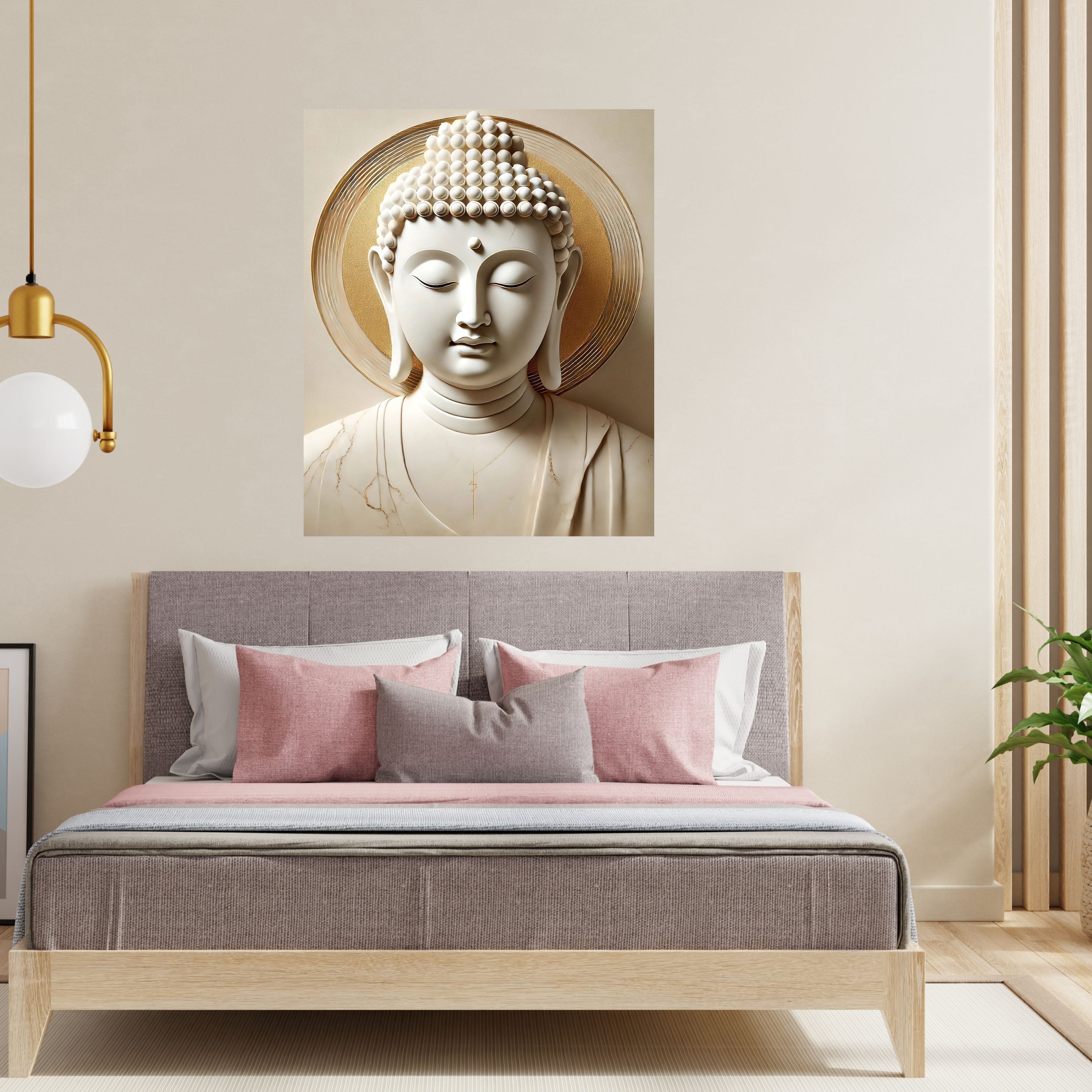 Lord Buddha Printable Wall Art, Zen Buddha Poster, Meditation Room Decor, Buddhist Wall Hanging, Spiritual Digital Download, Peaceful Home Decor|sp87