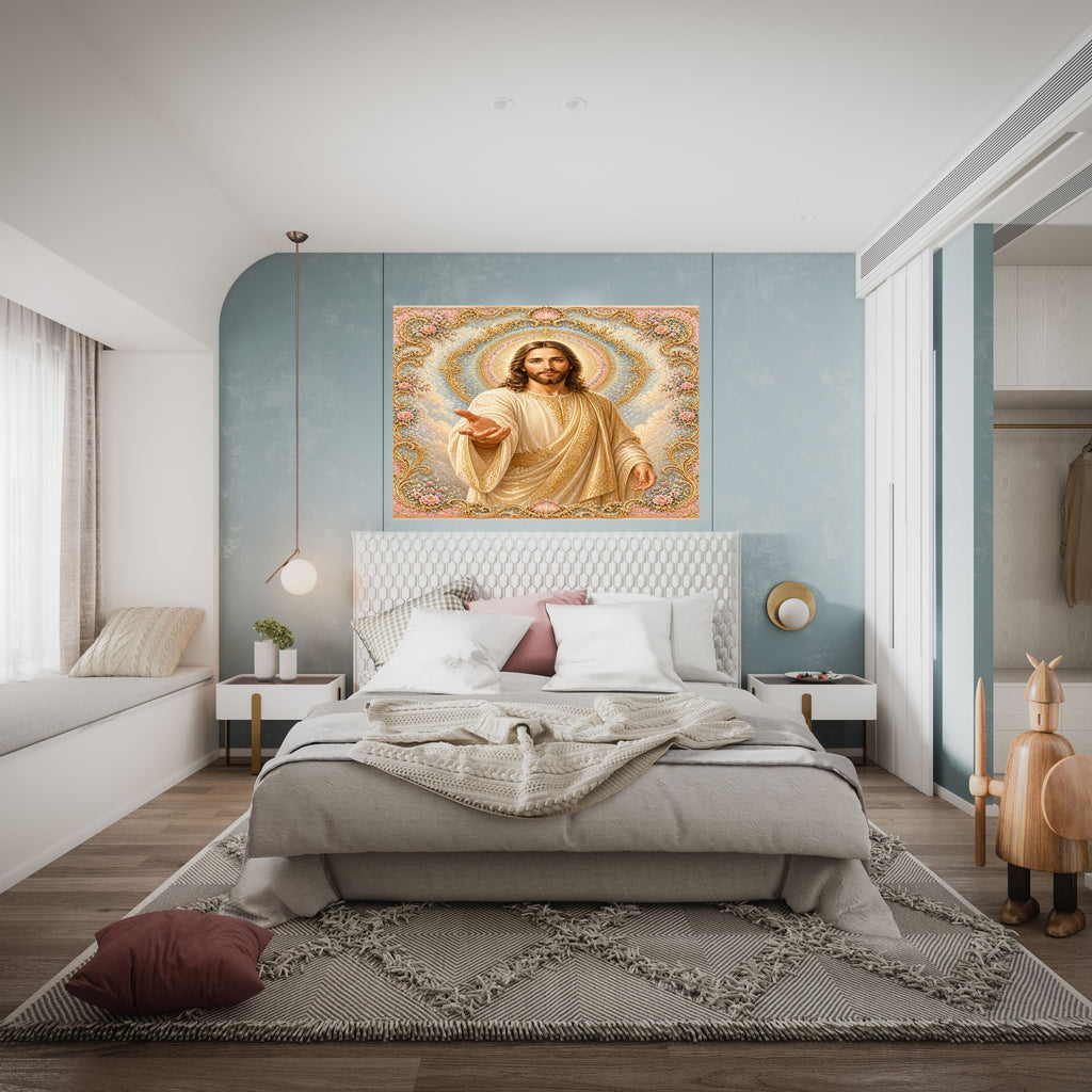 Jesus Wall Art Printable Set, Christian Nursery Decor, Bible Story Prints, Jesus with Children, Good Shepherd, Baptism, Faith Gift|sp36