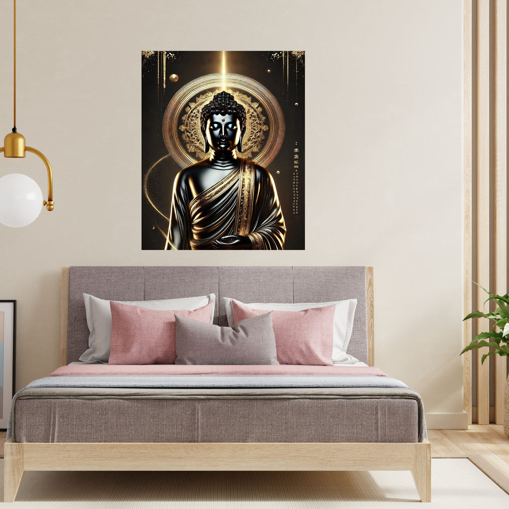 Lord Buddha Printable Wall Art, Zen Buddha Poster, Meditation Room Decor, Buddhist Wall Hanging, Spiritual Digital Download, Peaceful Home Decor|sp84