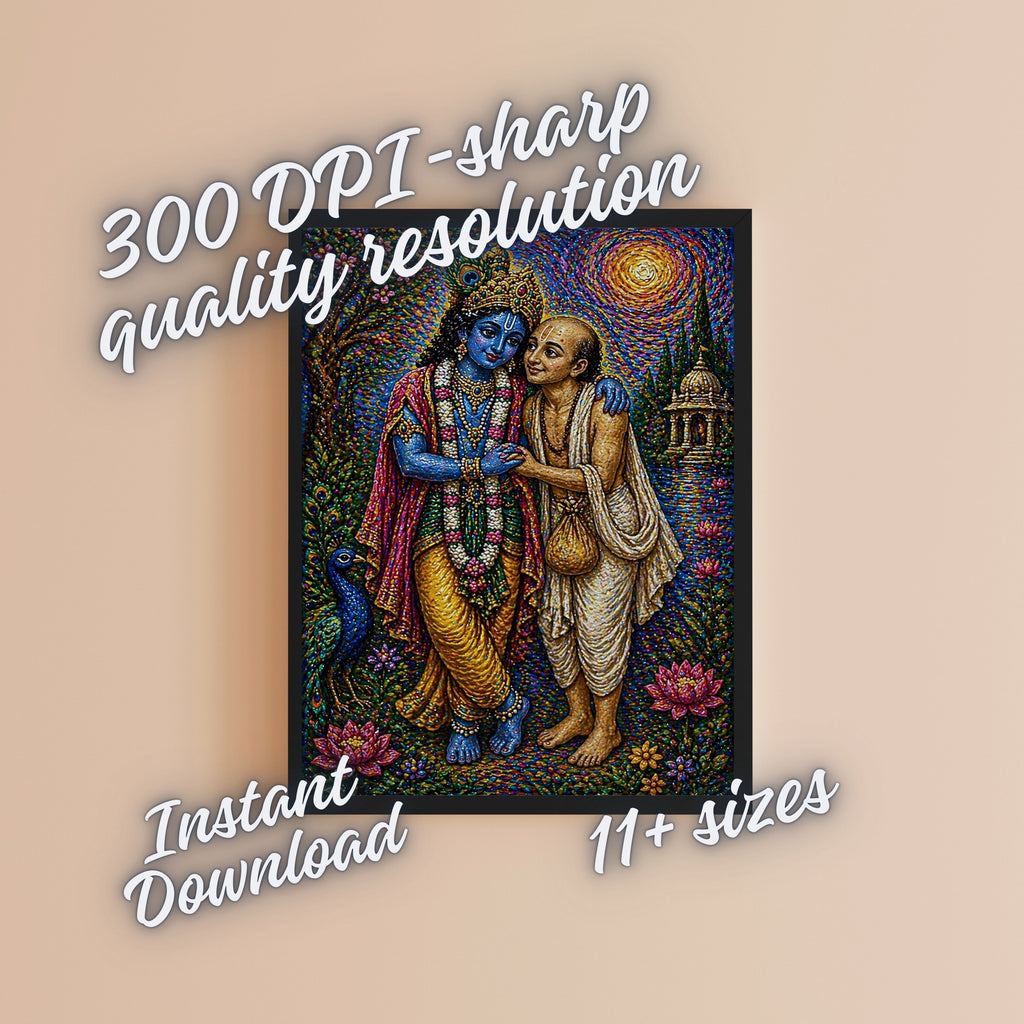 Lord Krishna Wall Art Printable, Krishna Digital Download, Hindu Wall Decor, Spiritual Home Decor, Pooja Room Art, Krishna Poster, Temple Artwork|sp53