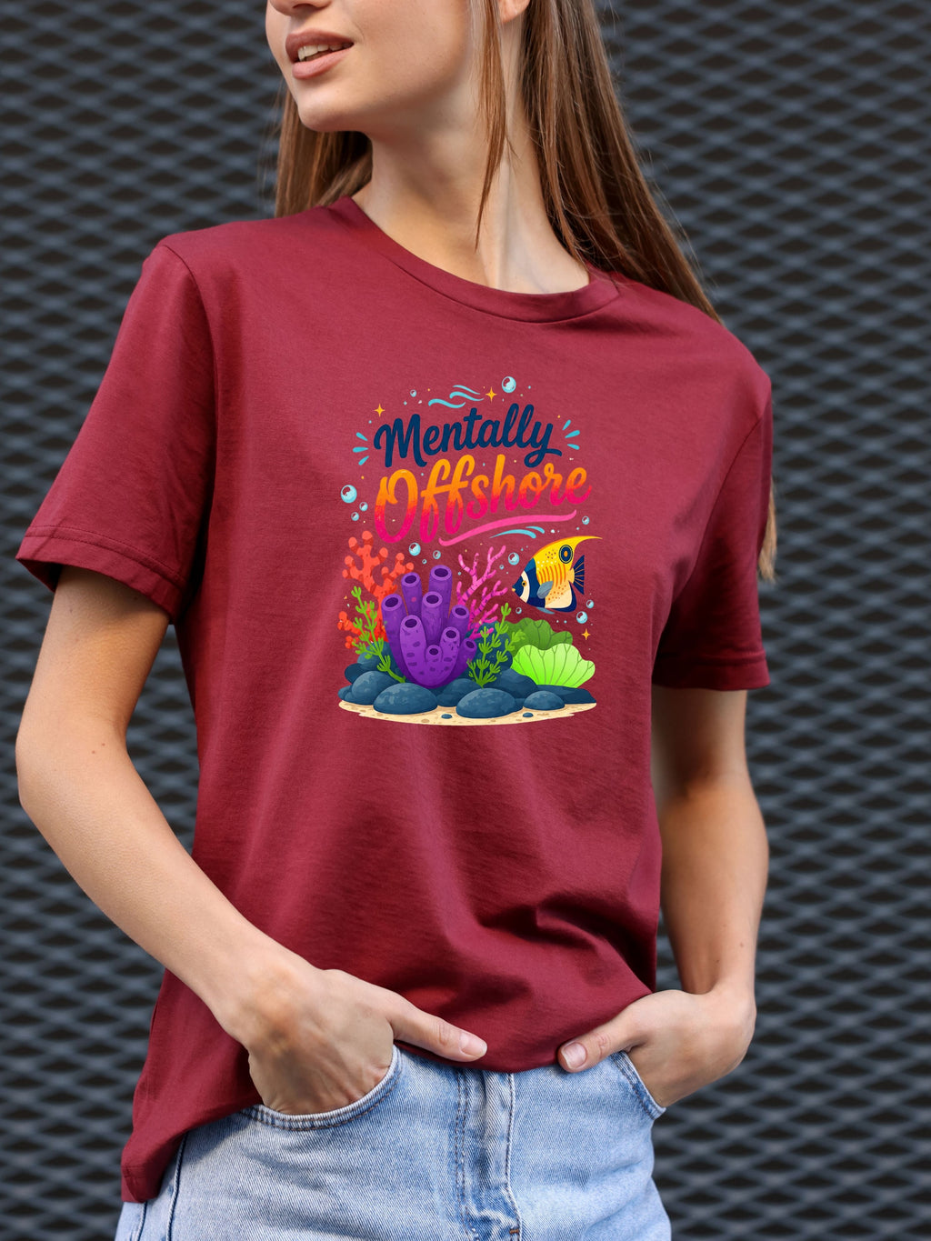 Under The Sea PNG, Ocean T-Shirt Design, Sea Life Graphic, Beach Lover Gift, Marine Life PNG, Coastal Aesthetic, Print On Demand Design, Digital Download|gr30-9