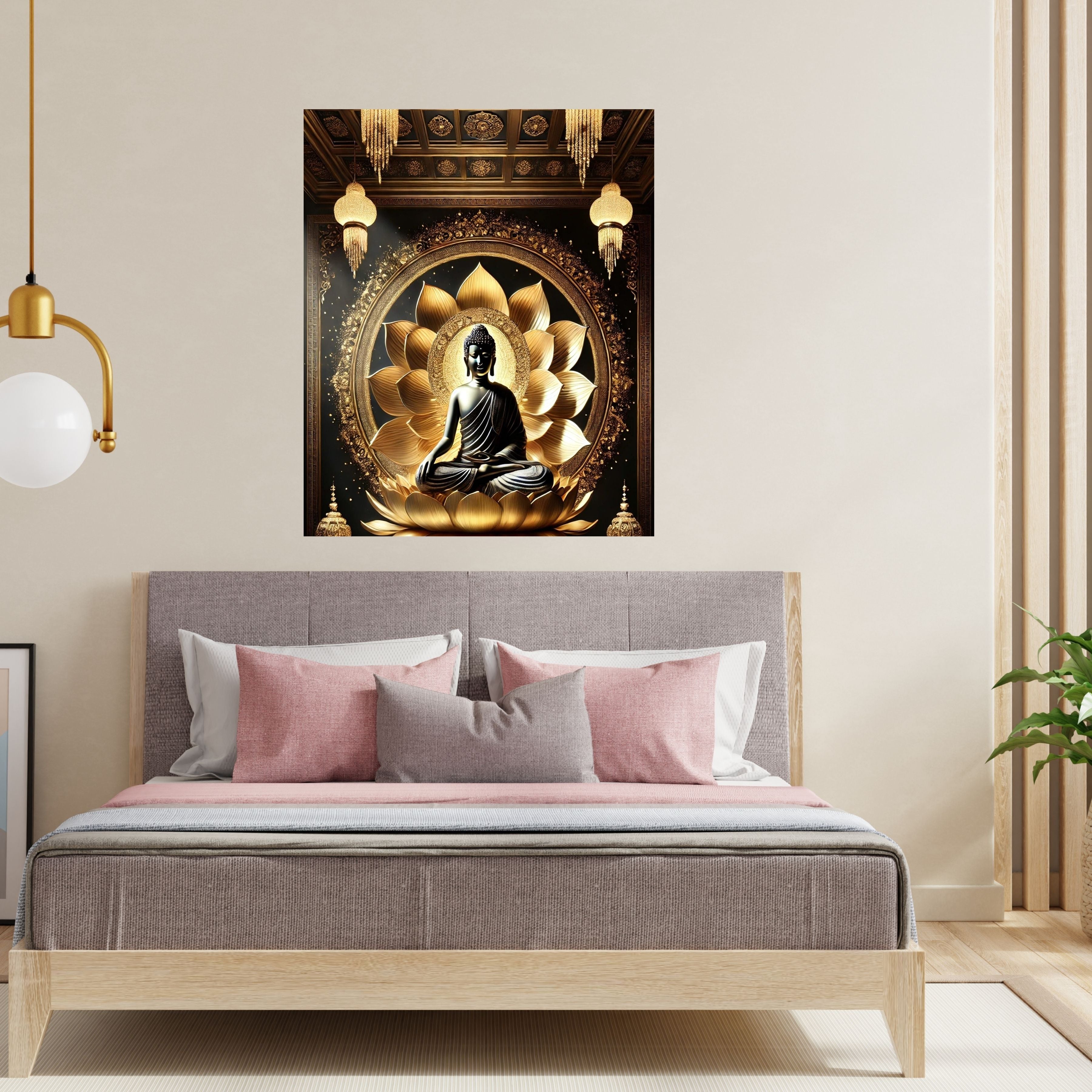 Lord Buddha Printable Wall Art, Zen Buddha Poster, Meditation Room Decor, Buddhist Wall Hanging, Spiritual Digital Download, Peaceful Home Decor|sp82