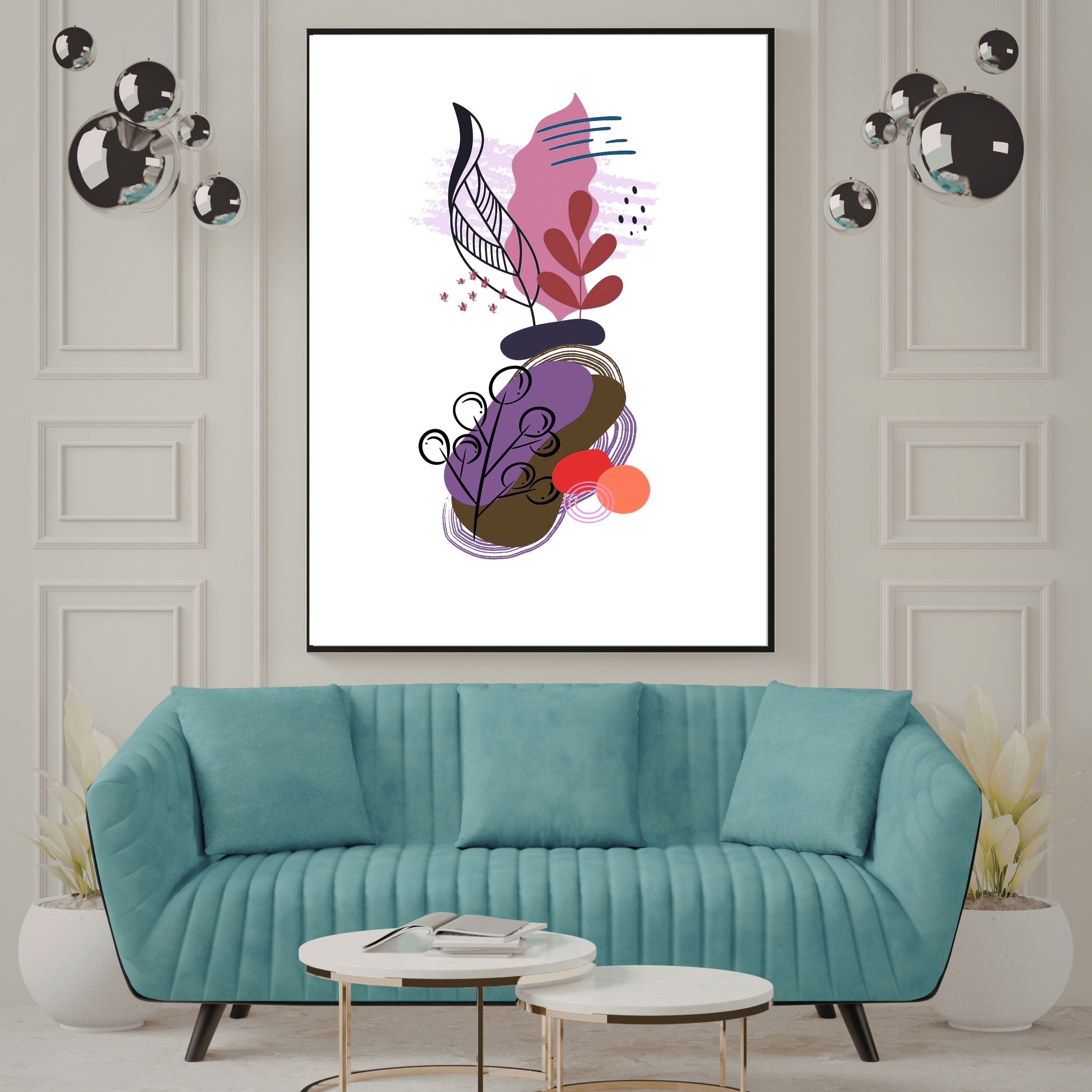 Modern boho Neutral Wall Art Printable | Luxury Minimalist Decor |modern boho wall decor| Printable Gallery Wall Set | Scandinavian Home Aesthetic|m50