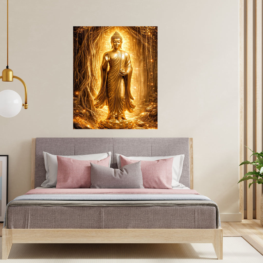Lord Buddha Printable Wall Art, Zen Buddha Poster, Meditation Room Decor, Buddhist Wall Hanging, Spiritual Digital Download, Peaceful Home Decor|sp79