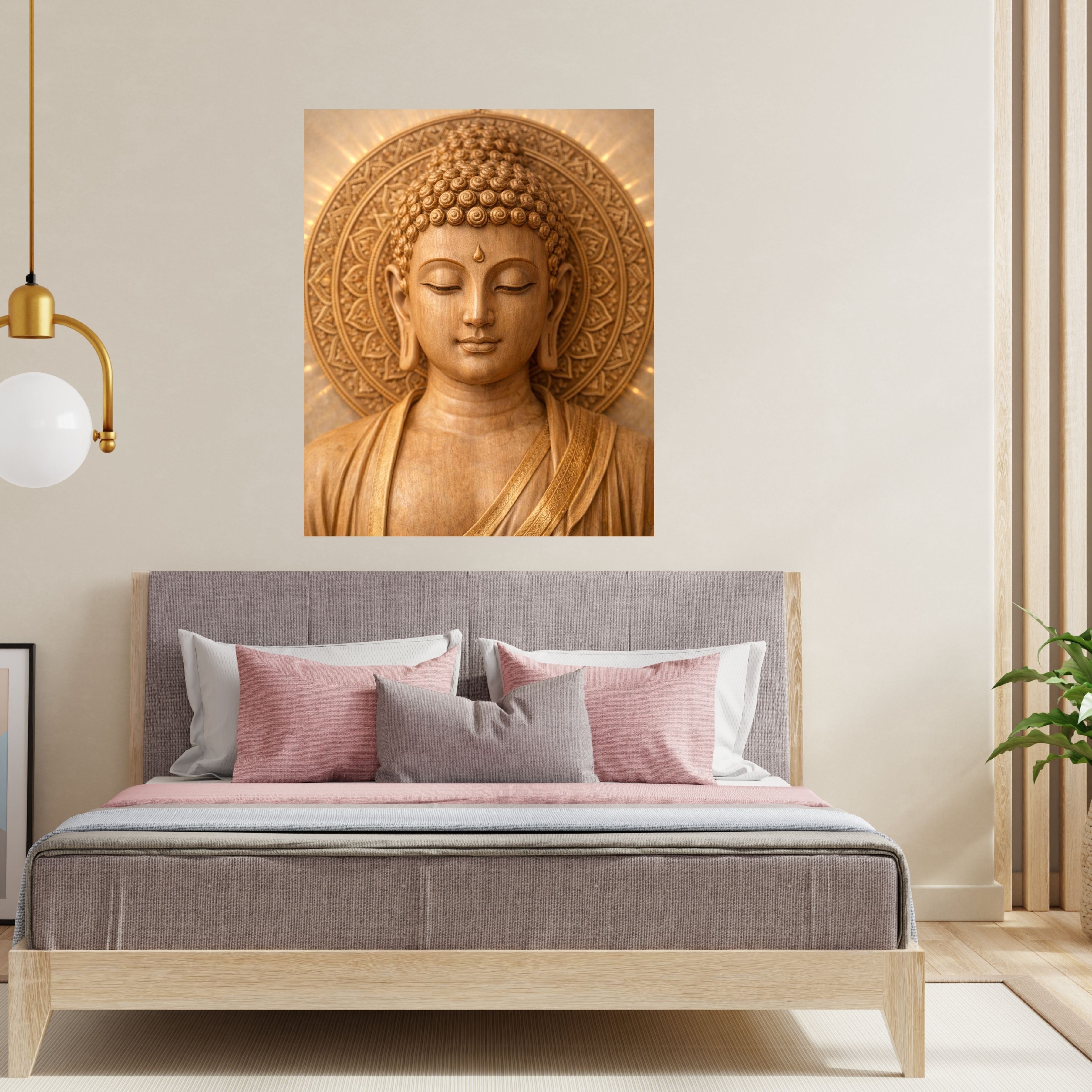 Lord Buddha Printable Wall Art, Zen Buddha Poster, Meditation Room Decor, Buddhist Wall Hanging, Spiritual Digital Download, Peaceful Home Decor|sp92